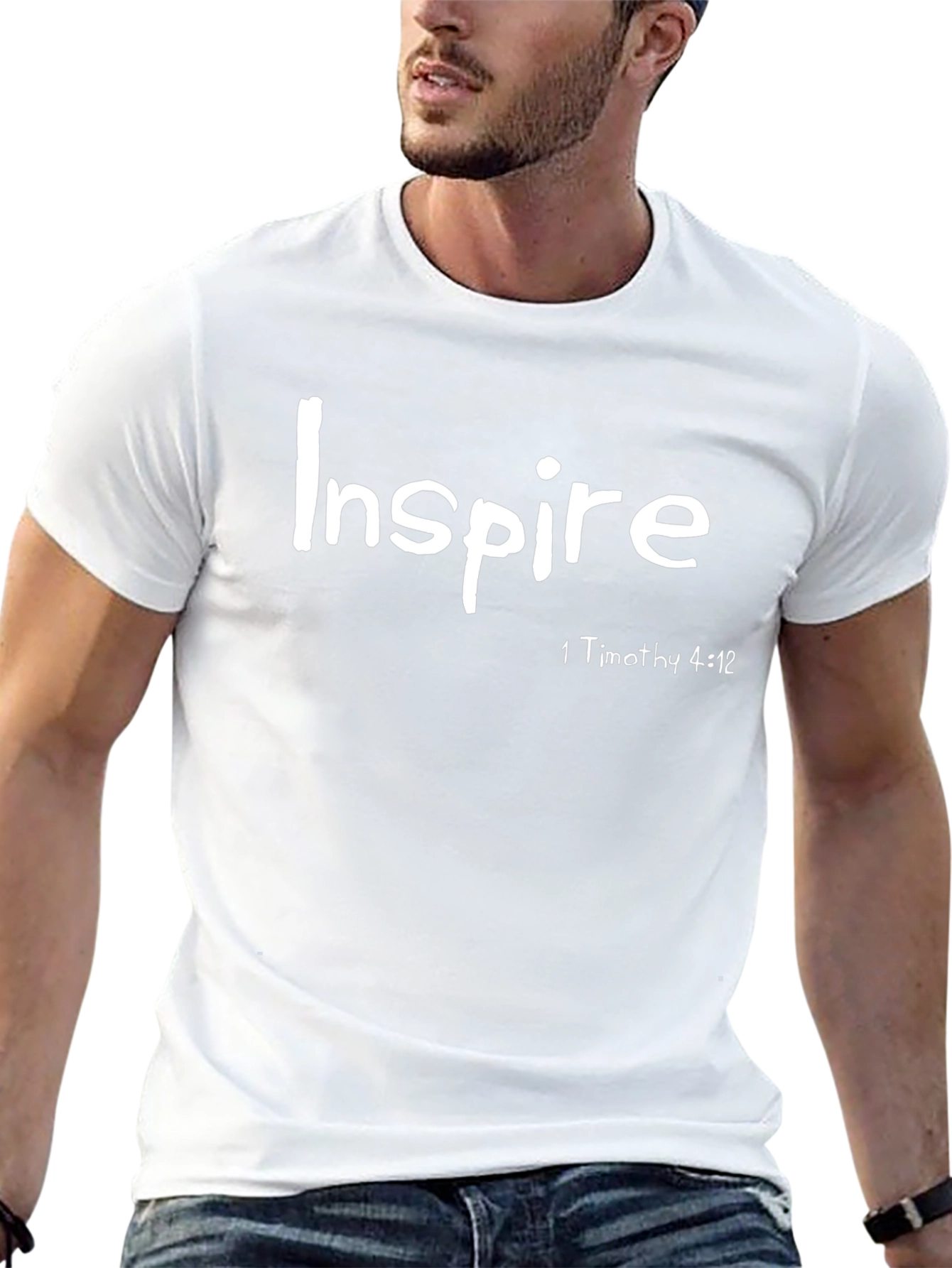 Inspire T-Shirt 1 Timothy 4:12 Christian Apparel