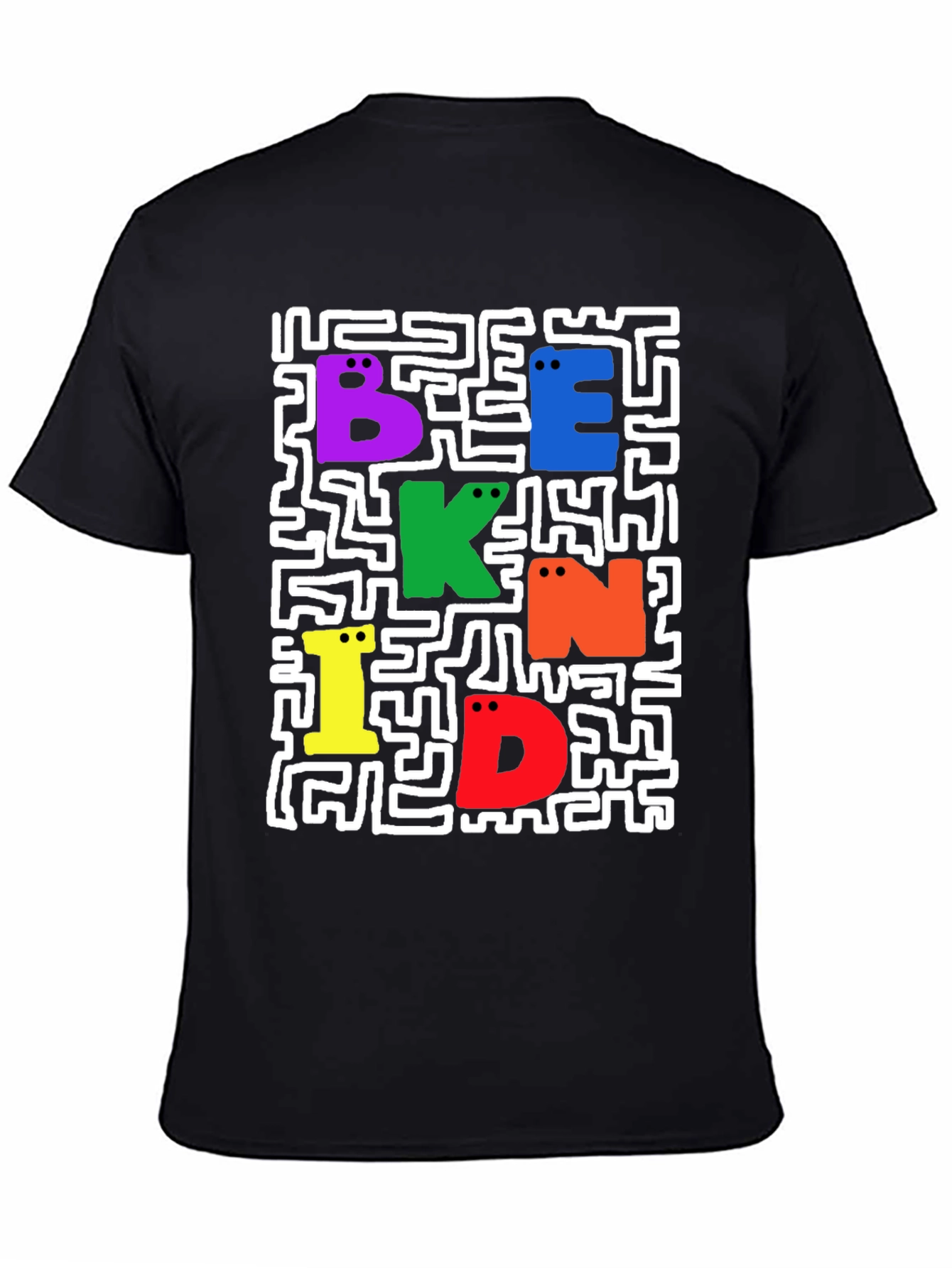 Be Kind Graphic Tee - Black Casual T-Shirt