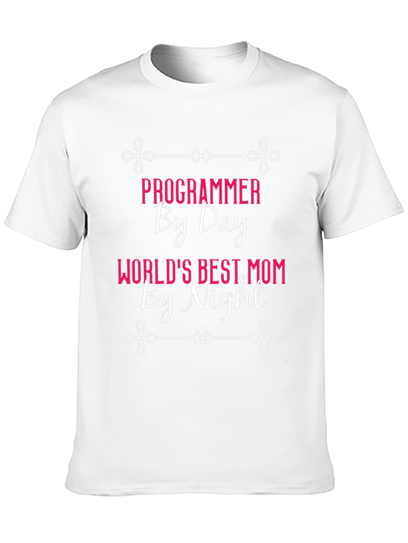 Programmer Mom Black T-Shirt - Day and Night
