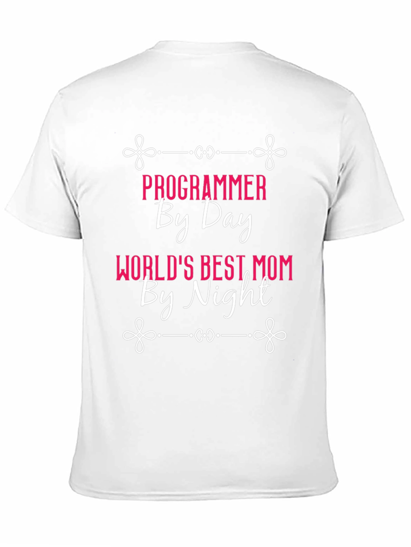 Programmer Mom Black T-Shirt - Day and Night
