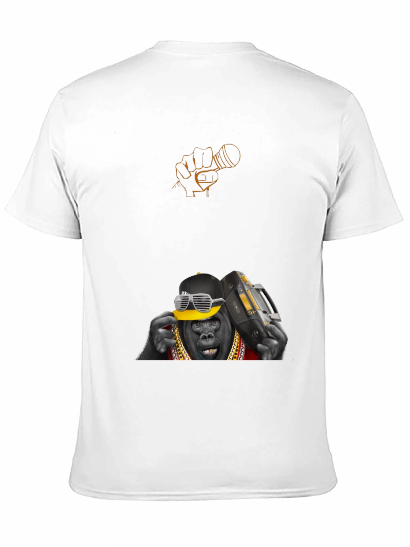Cool Gorilla Graphic Tee - Black Cotton T-Shirt