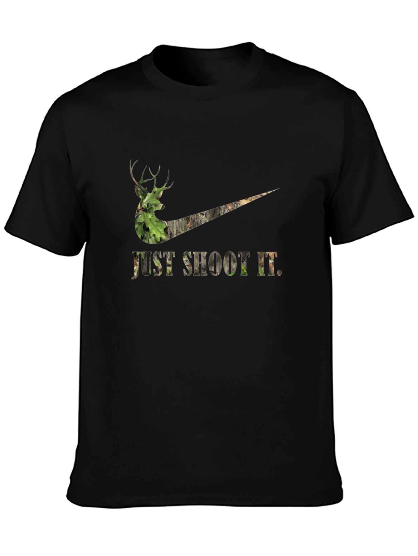 Just Shoot It Deer Camo T-Shirt