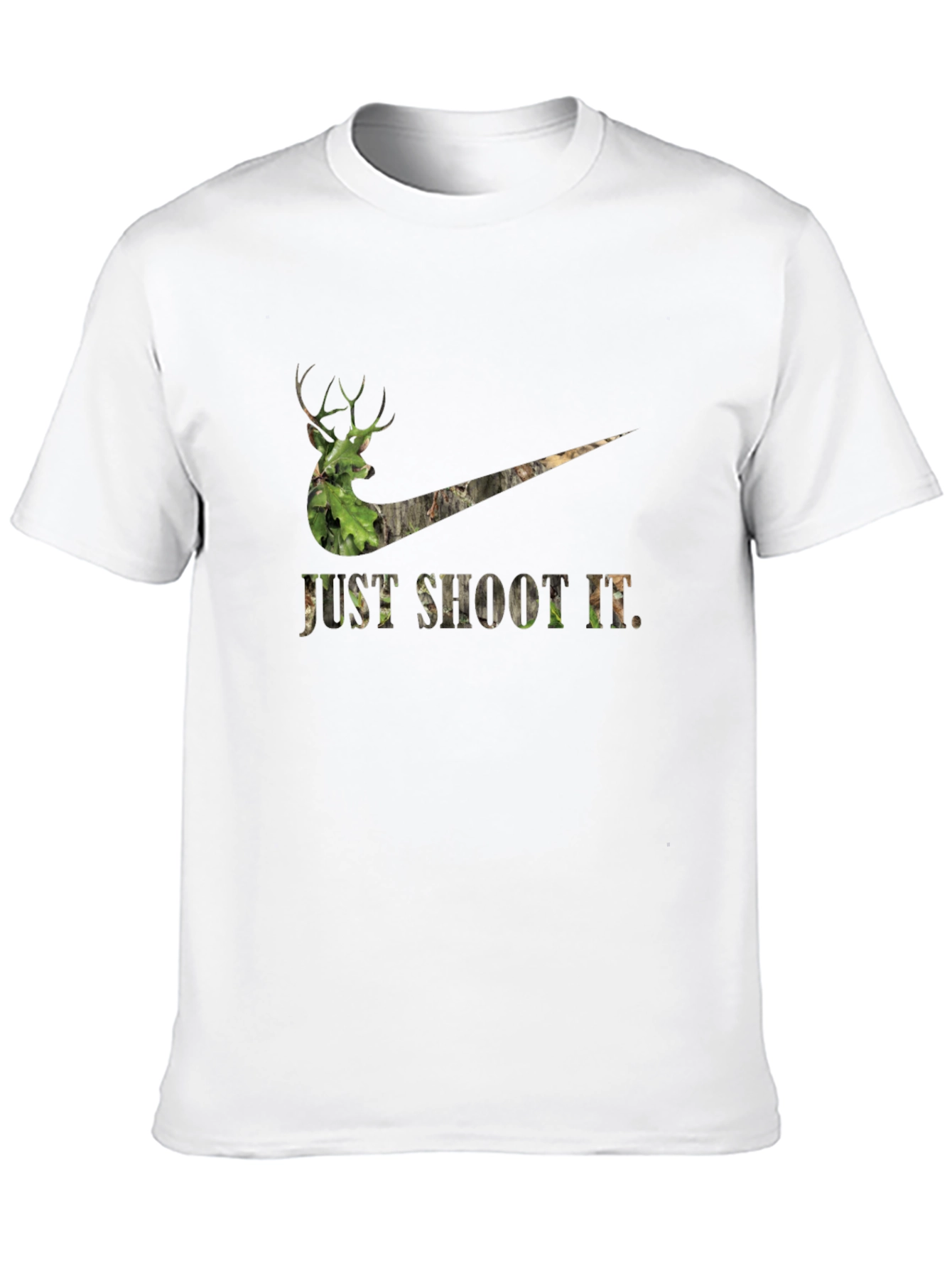 Just Shoot It Deer Camo T-Shirt