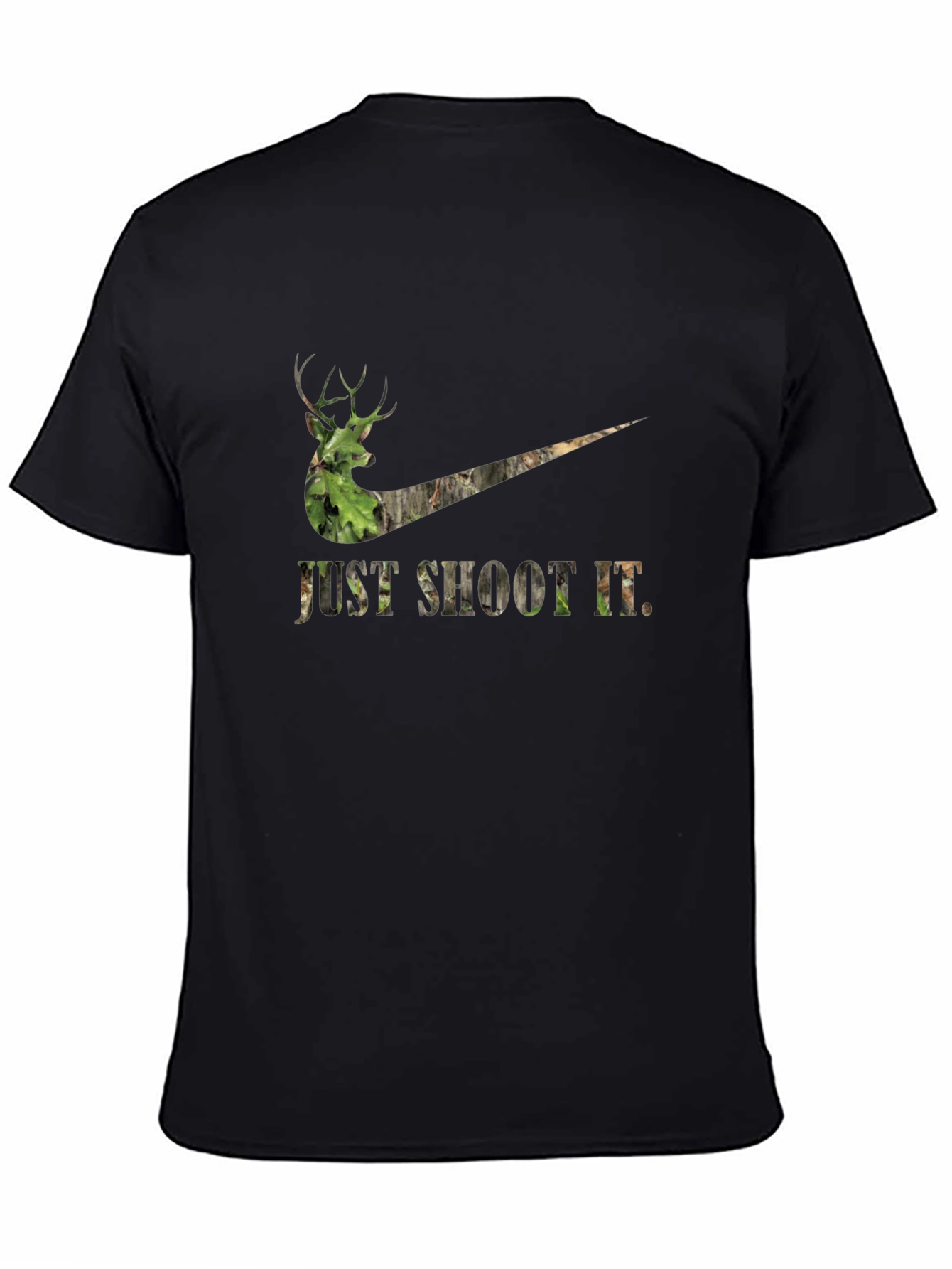 Just Shoot It Deer Camo T-Shirt