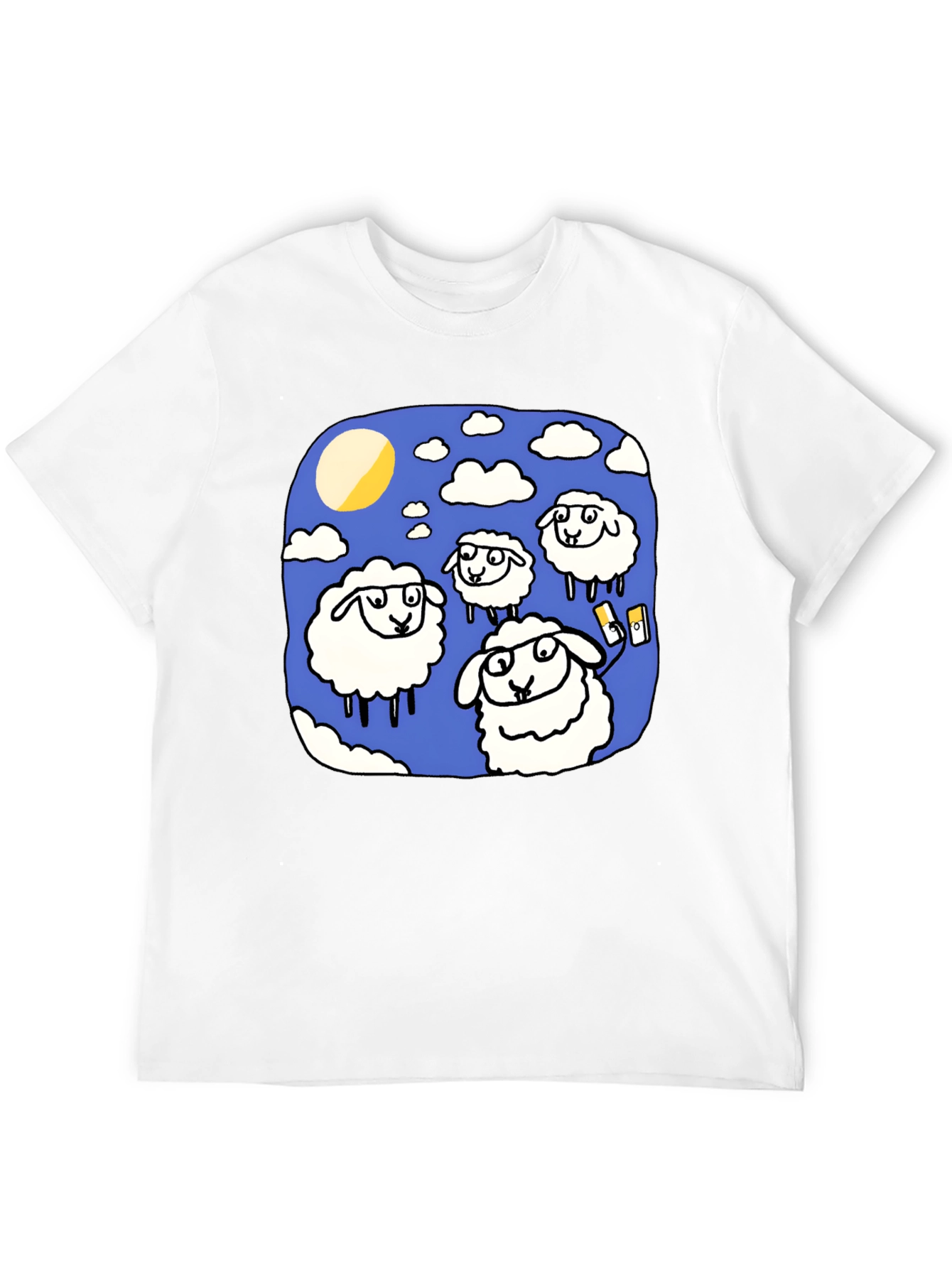 Sheep Selfie T-Shirt - Quirky Graphic Tee
