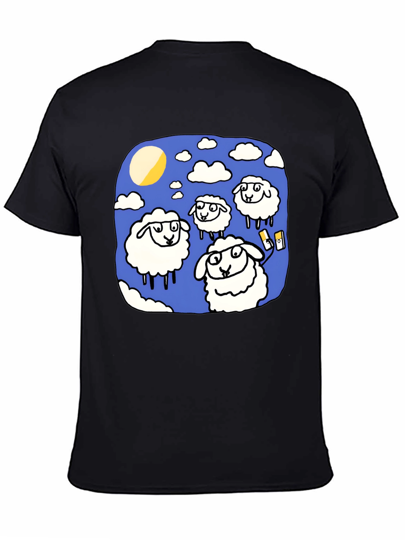 Sheep Selfie T-Shirt - Quirky Graphic Tee