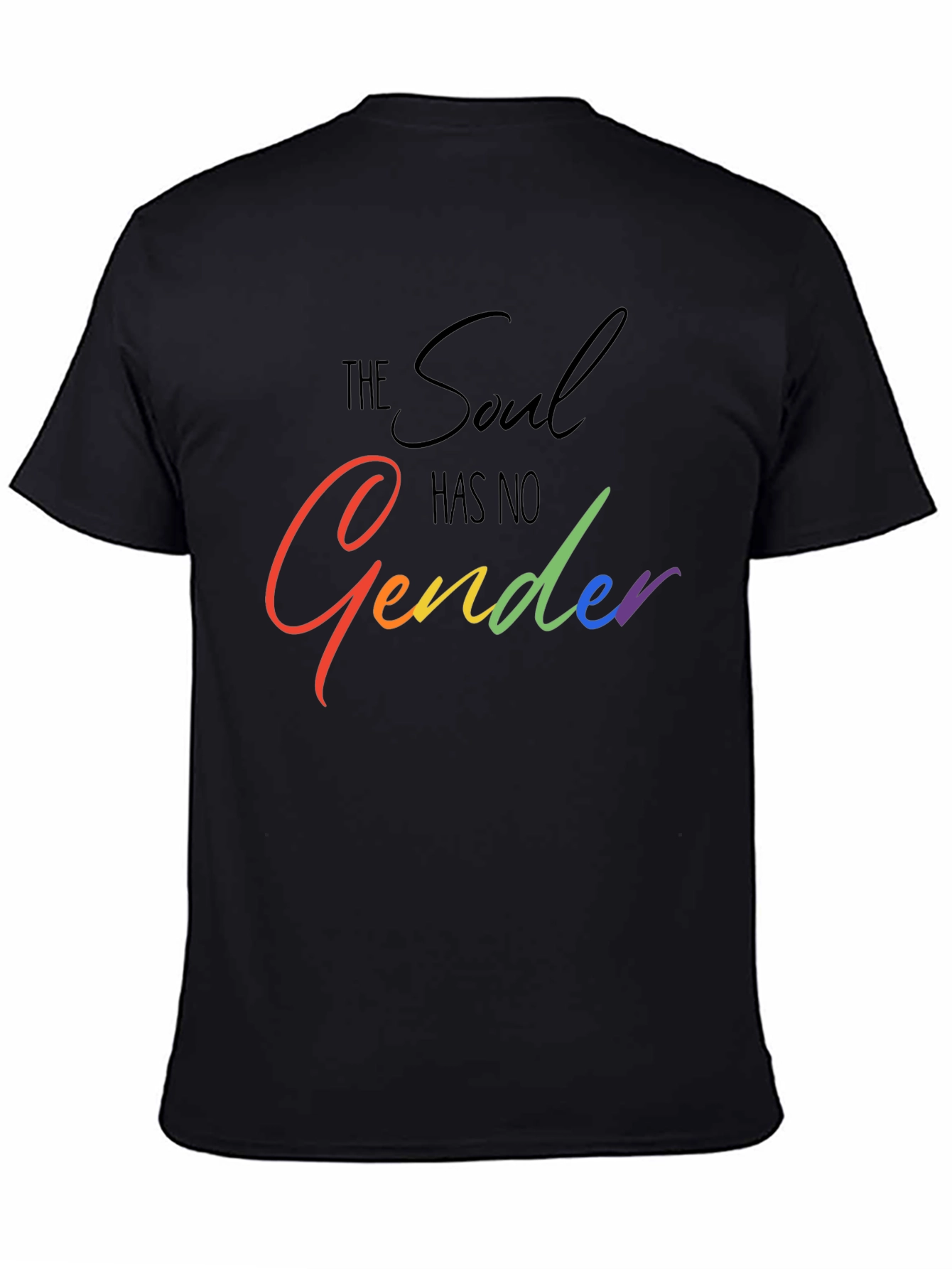 The Soul Has No Gender Black T-Shirt