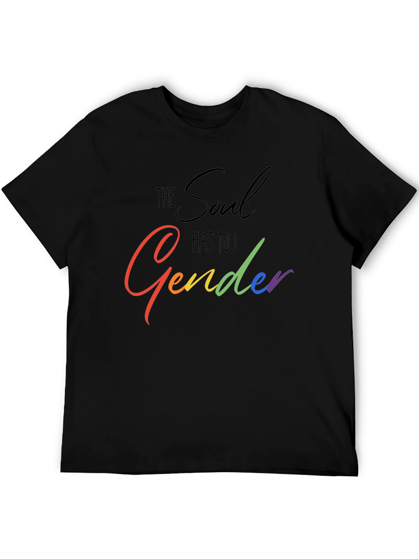 The Soul Has No Gender Black T-Shirt