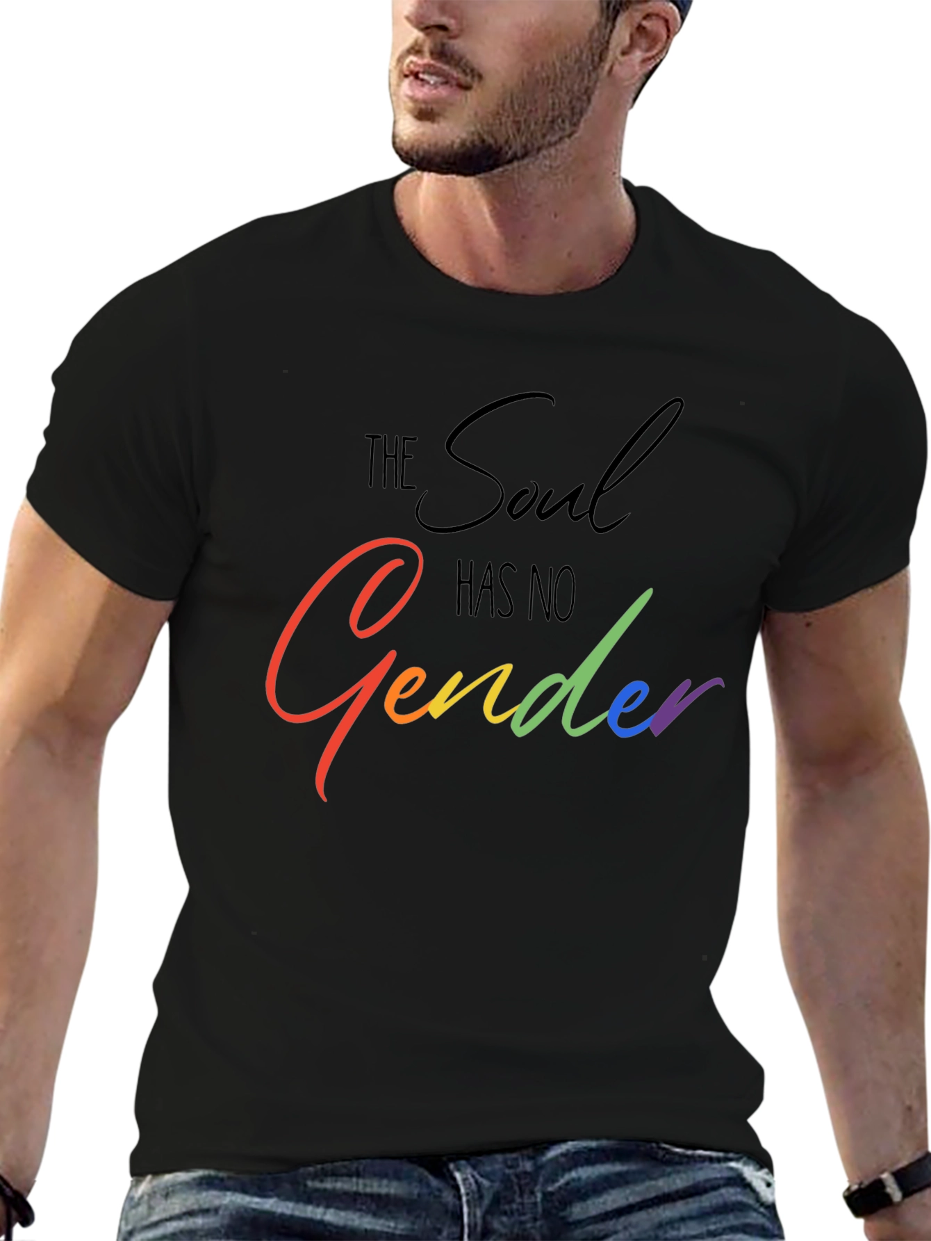 The Soul Has No Gender Black T-Shirt