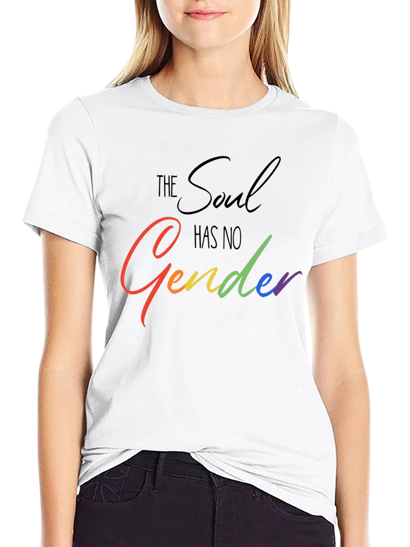 The Soul Has No Gender Black T-Shirt