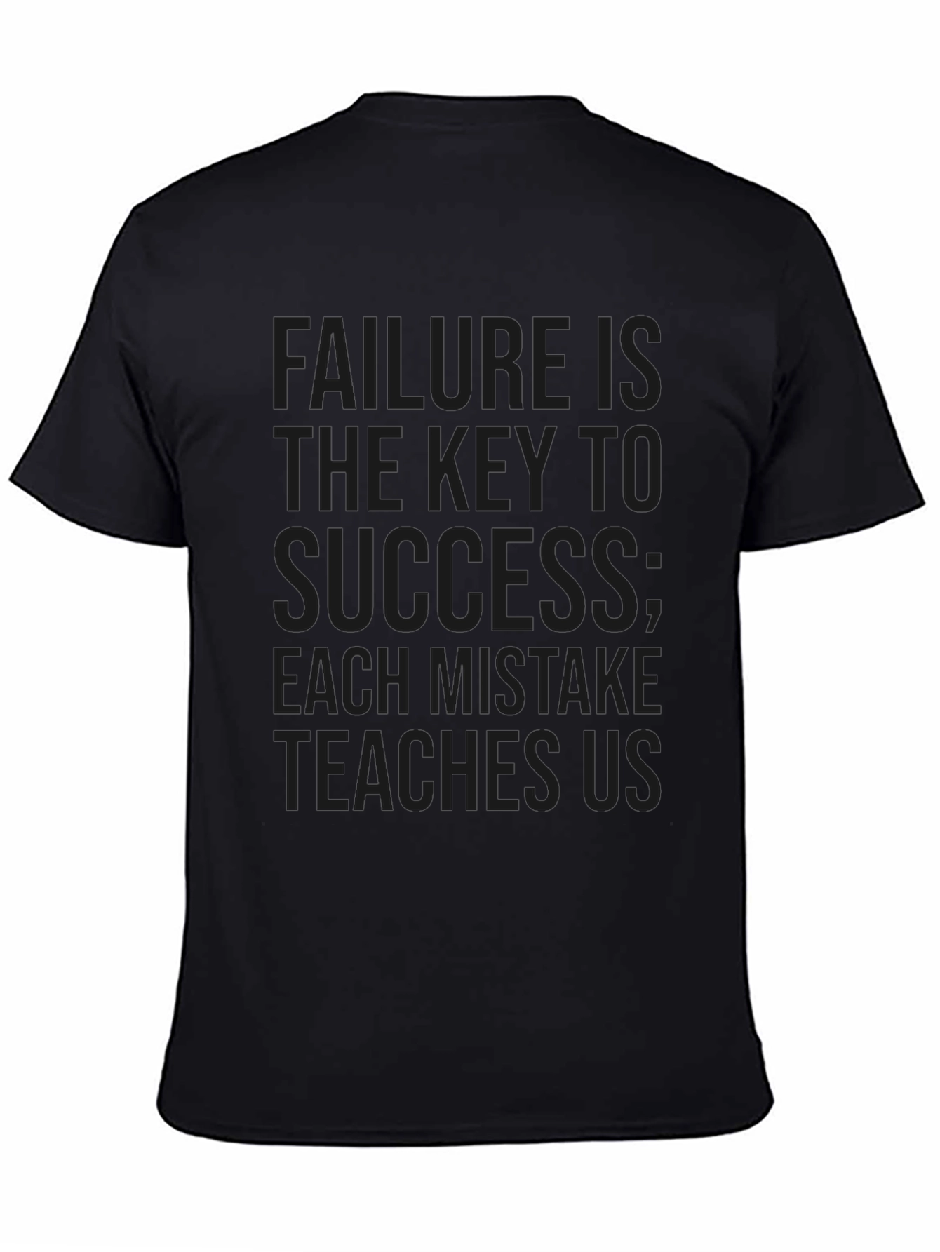 Failure is Key Mens T-Shirt - Black