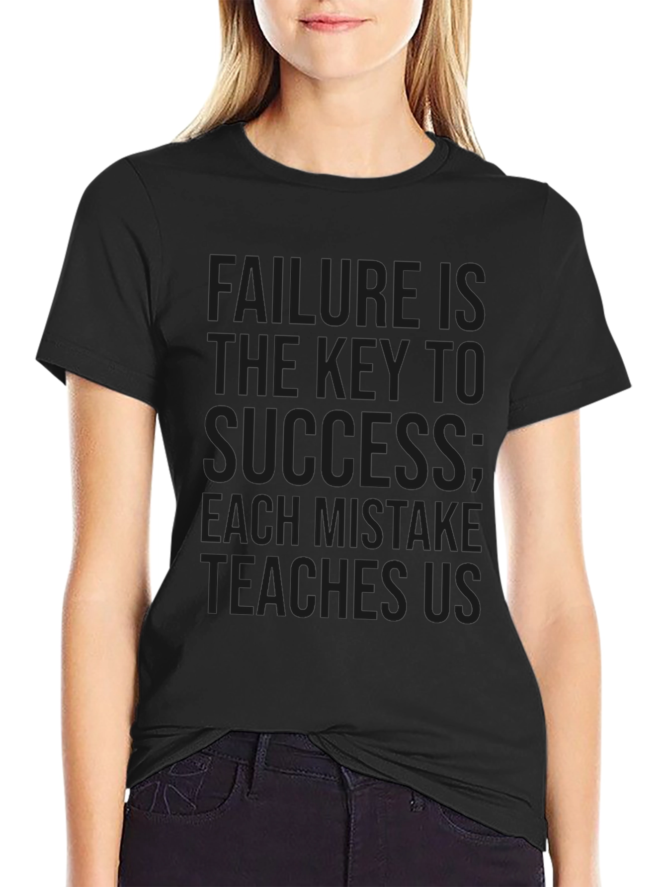 Failure is Key Mens T-Shirt - Black