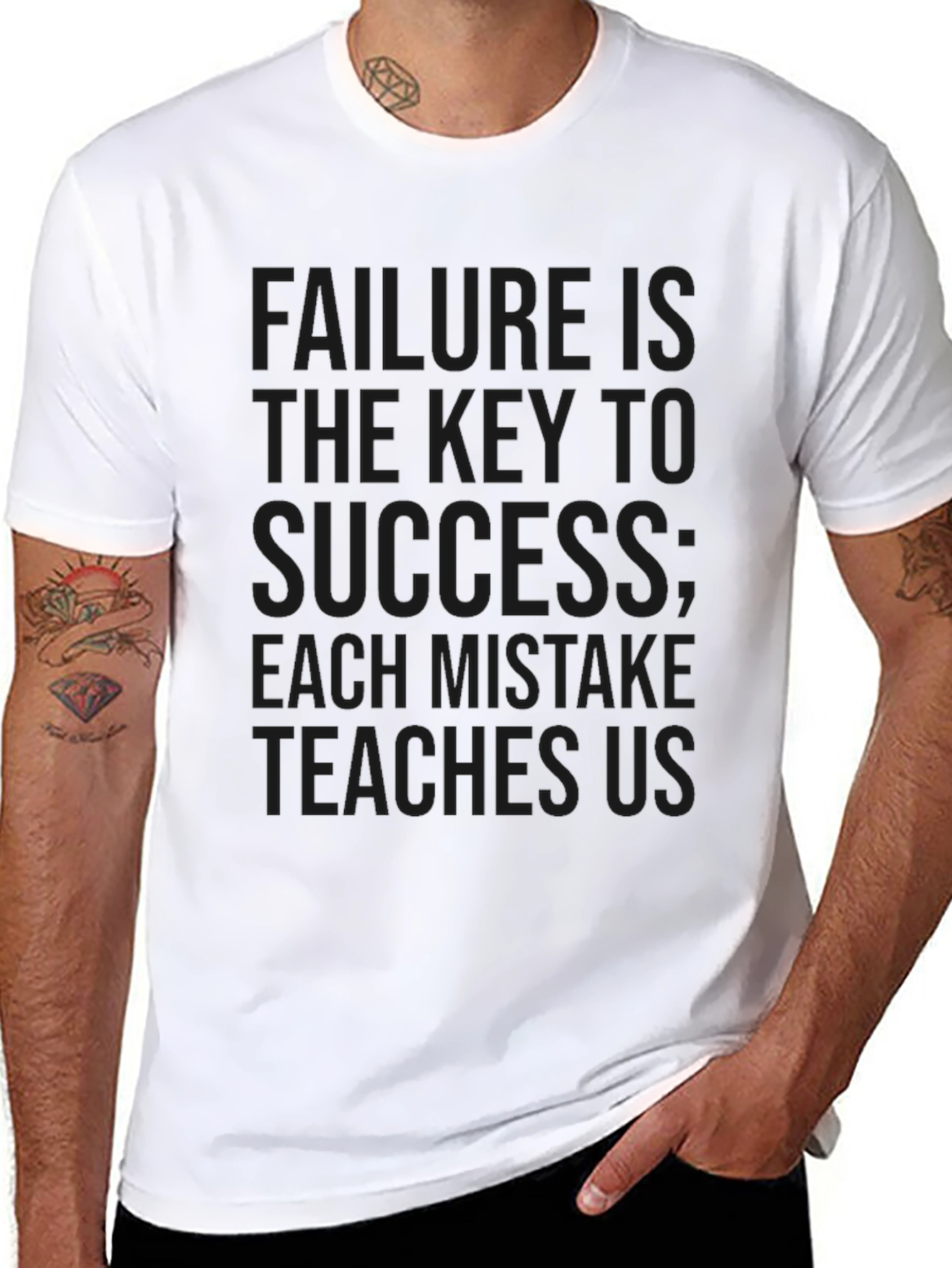 Failure is Key Mens T-Shirt - Black