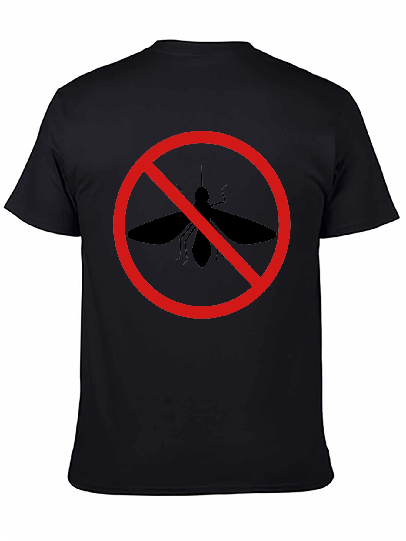 No Mosquito Zone Black T-Shirt
