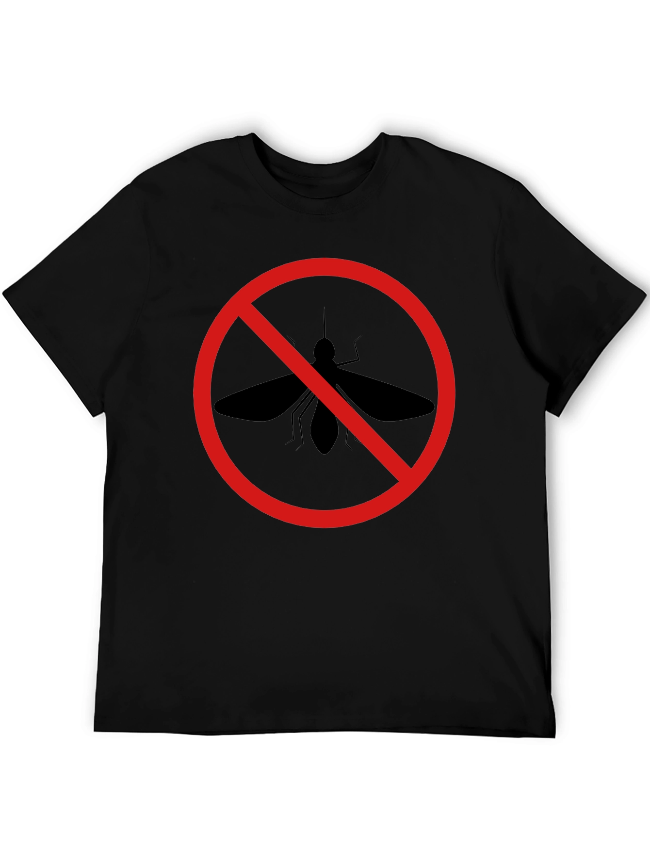 No Mosquito Zone Black T-Shirt