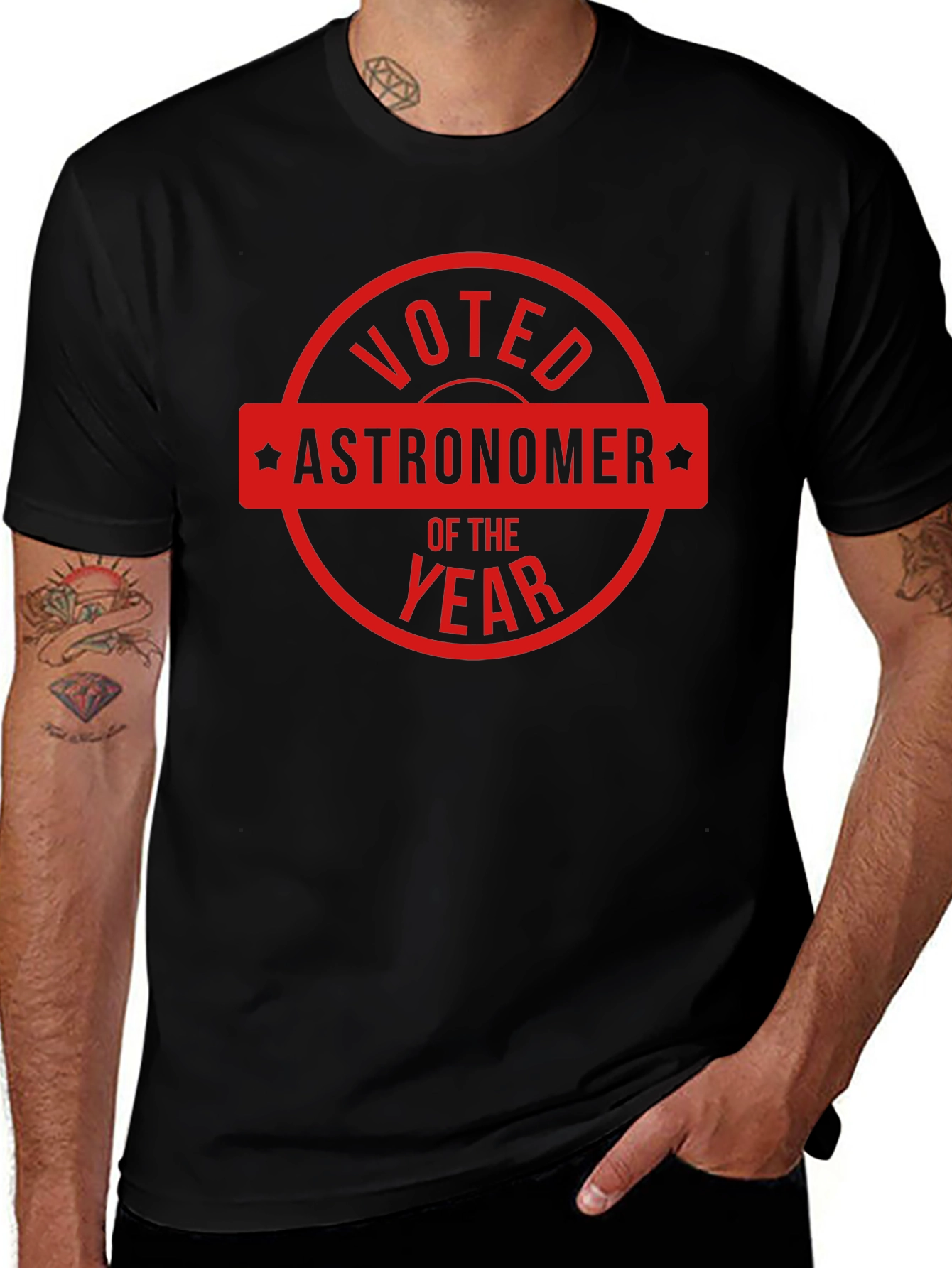 Astronomer of the Year T-Shirt - Black