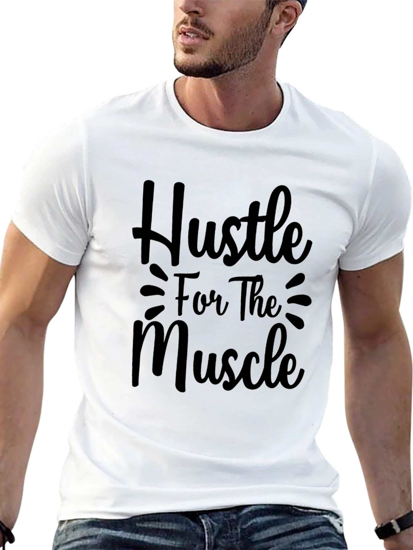 Hustle for the Muscle Graphic Tee