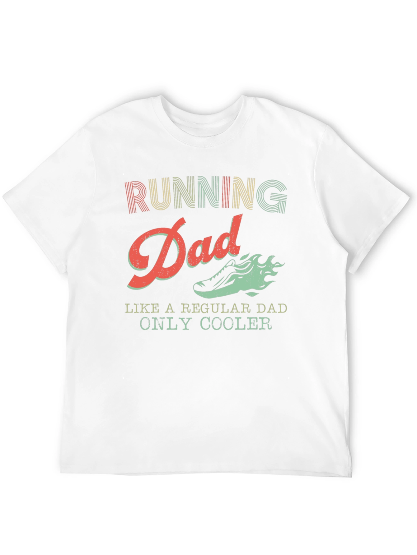 Running Dad T-Shirt: Like a Regular Dad Only Cooler