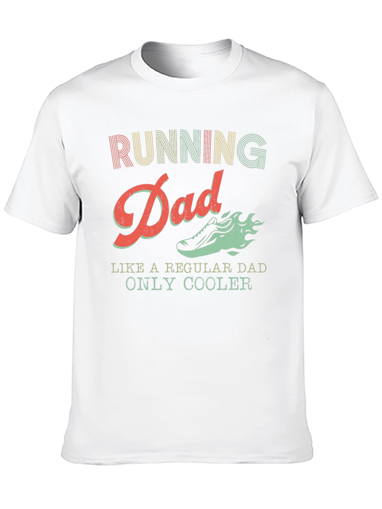 Running Dad T-Shirt: Like a Regular Dad Only Cooler