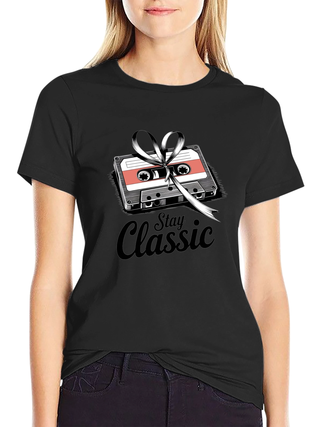 Stay Classic Cassette Tape Graphic T-Shirt
