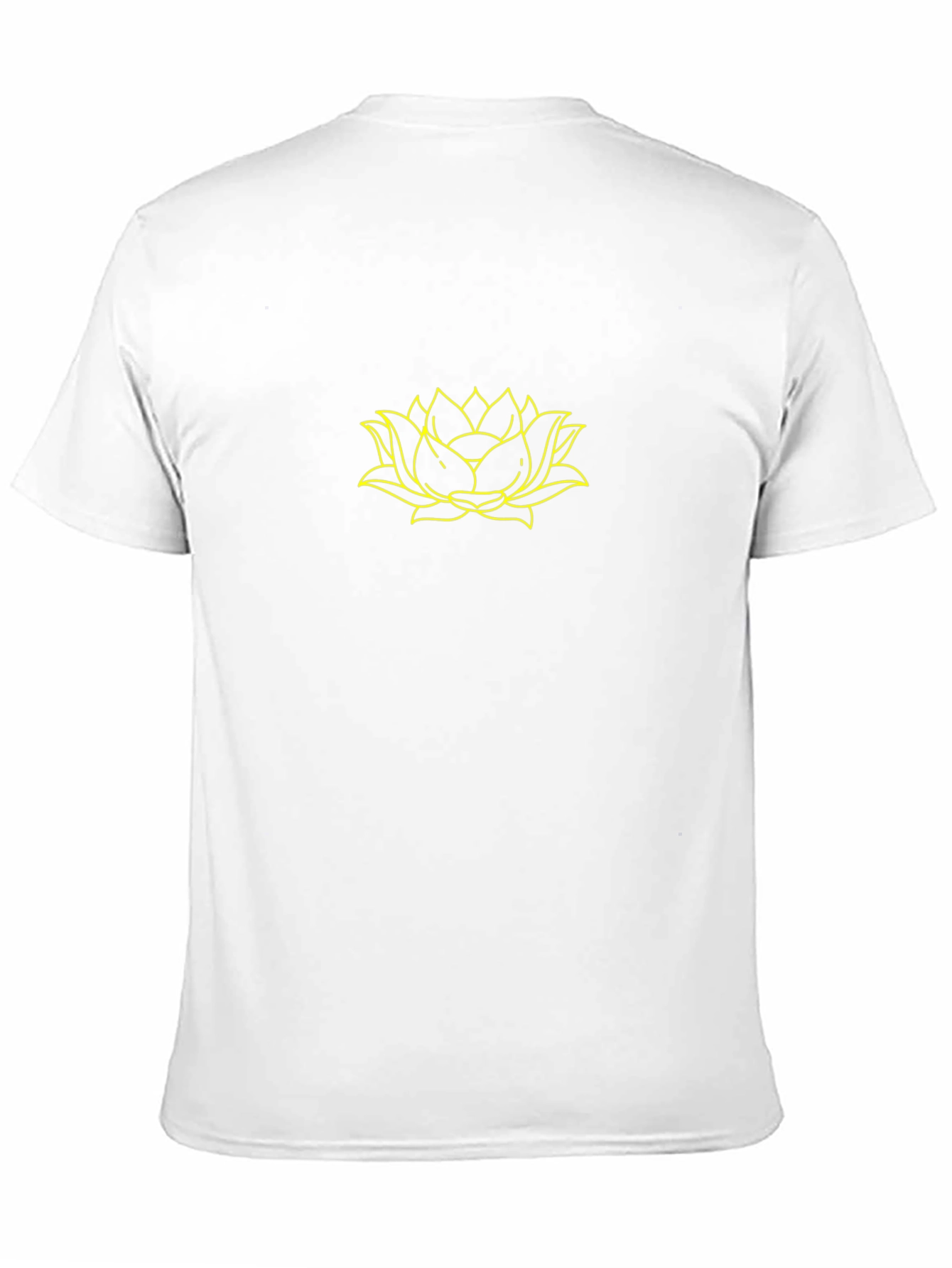 Lotus Flower Graphic Tee - Black