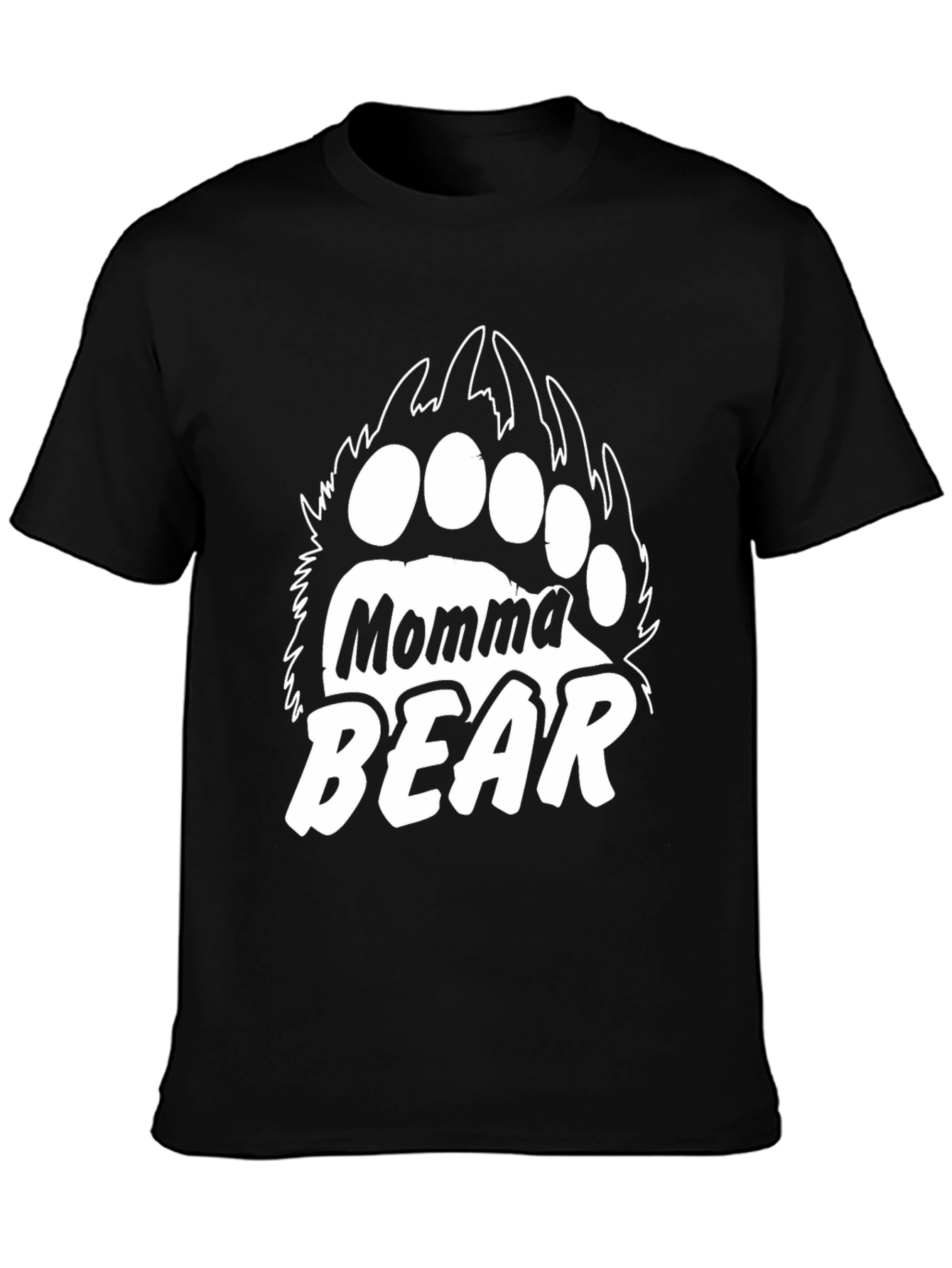 Momma Bear T-Shirt - Black