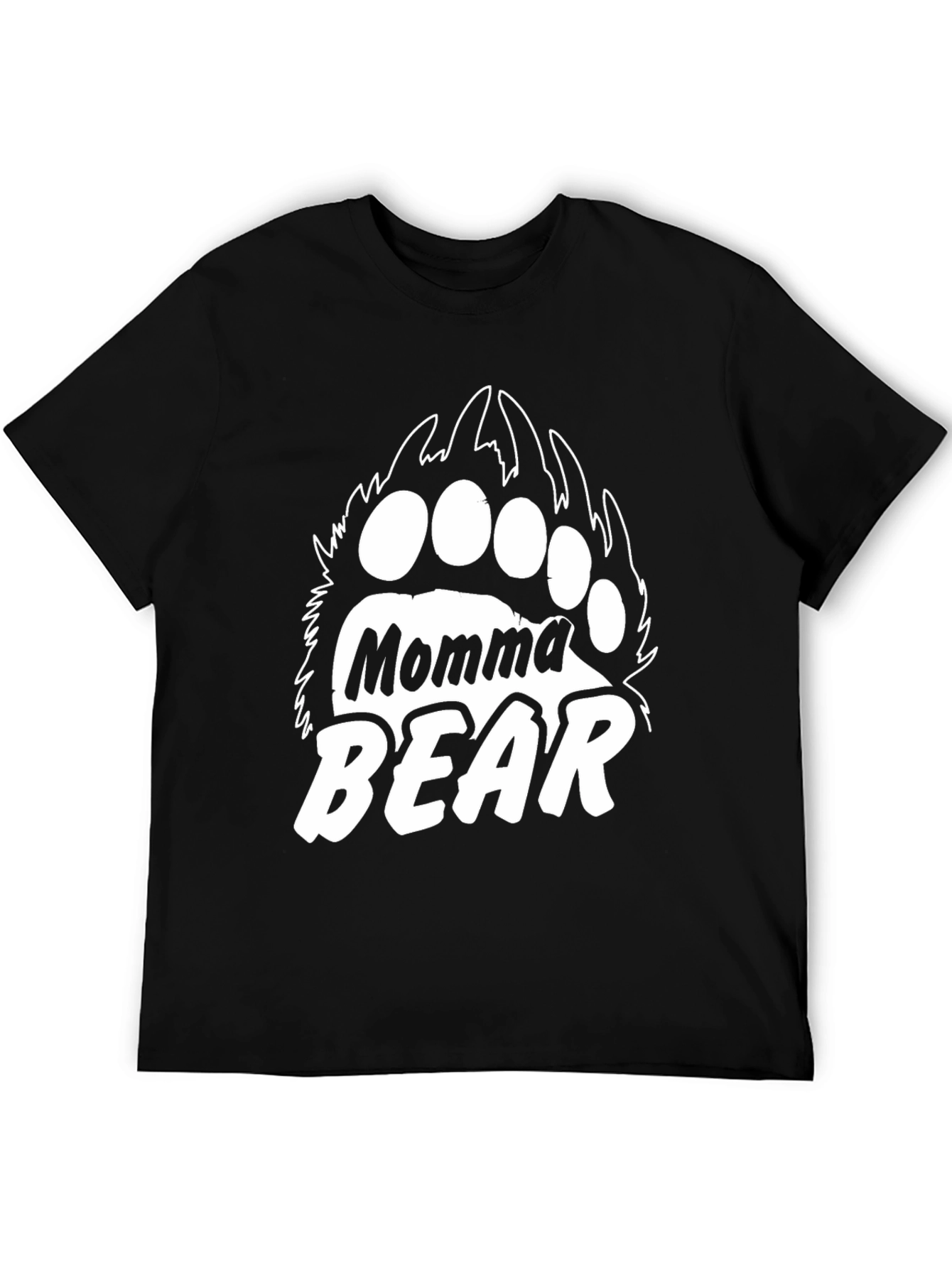 Momma Bear T-Shirt - Black