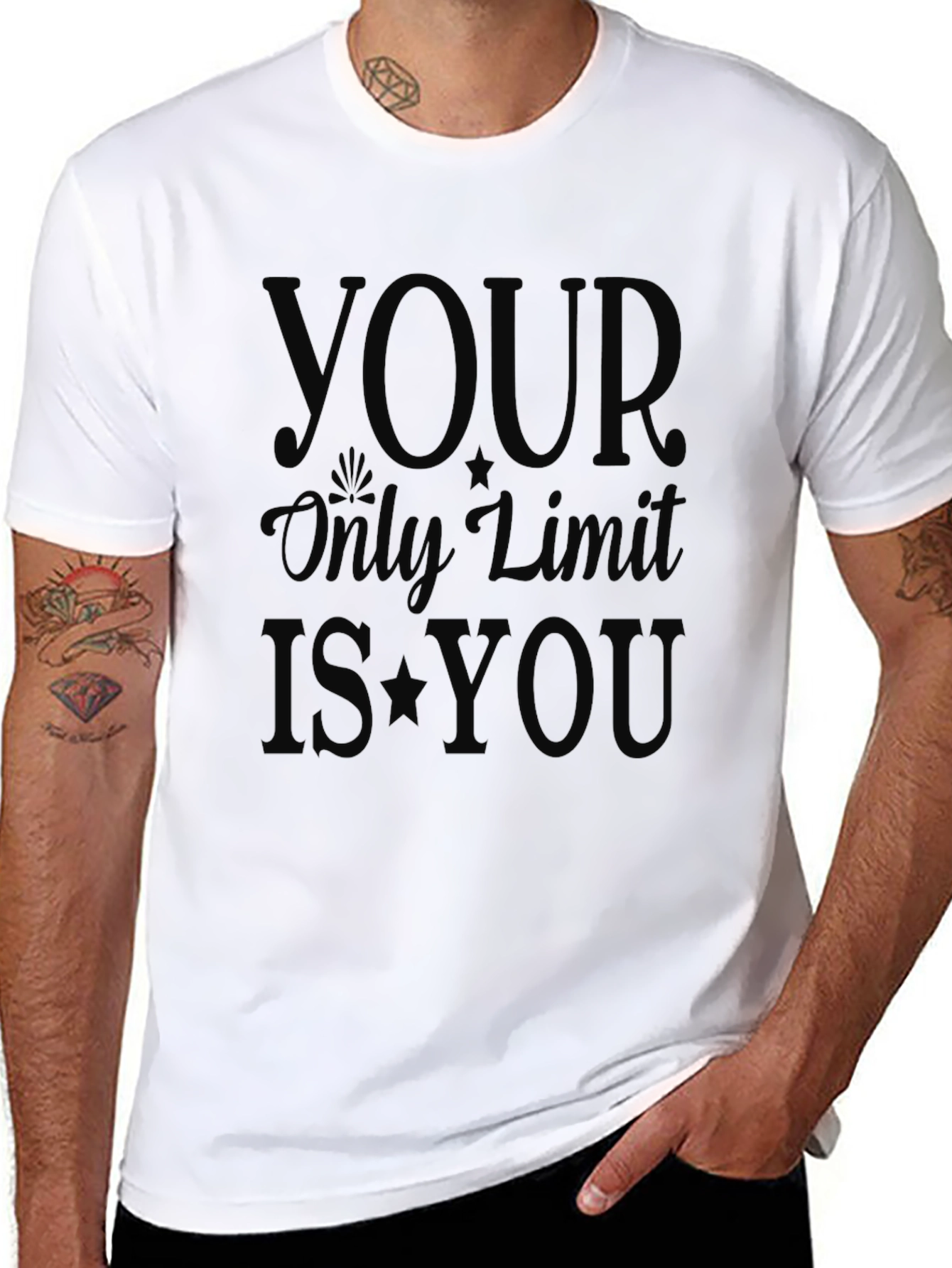 Your Only Limit Is You Black Tee