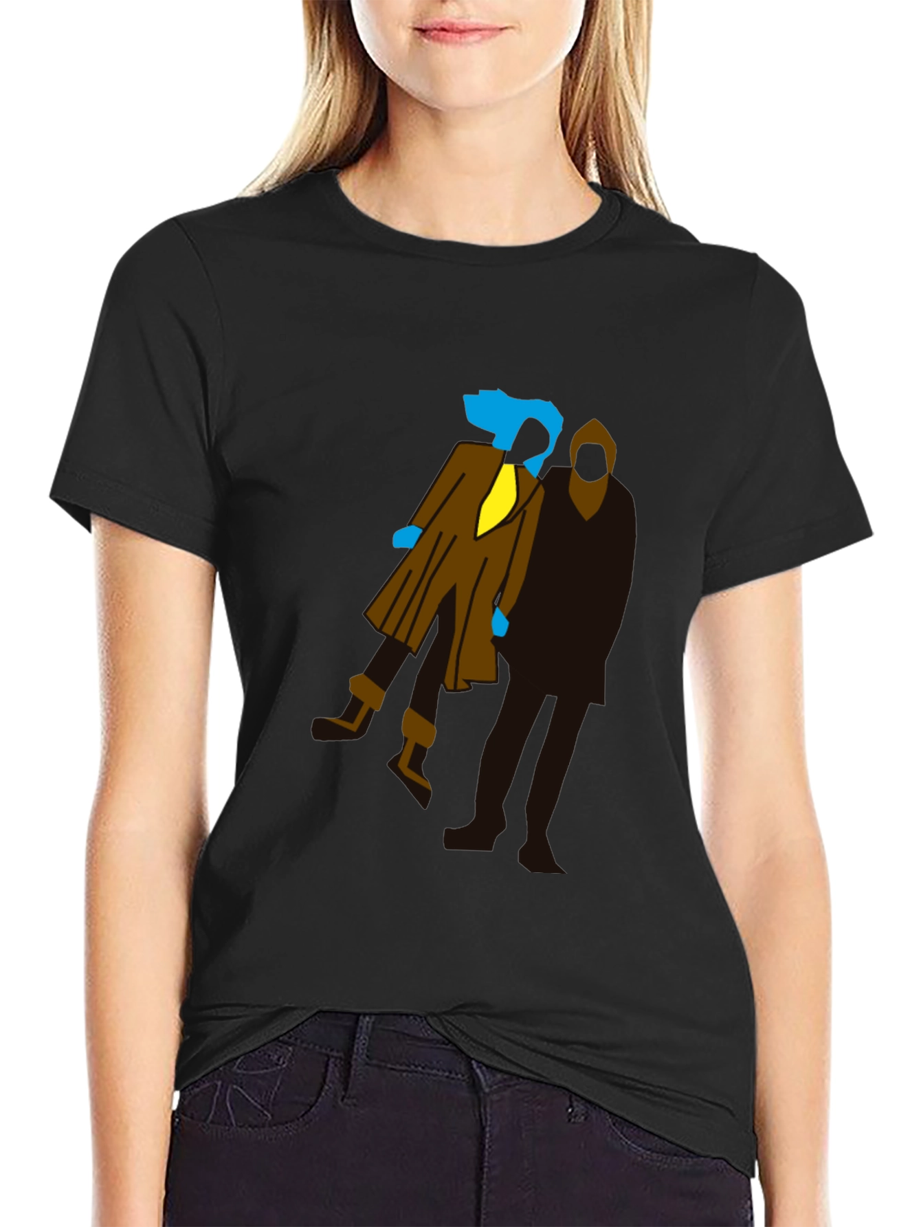 Abstract Silhouette T-Shirt