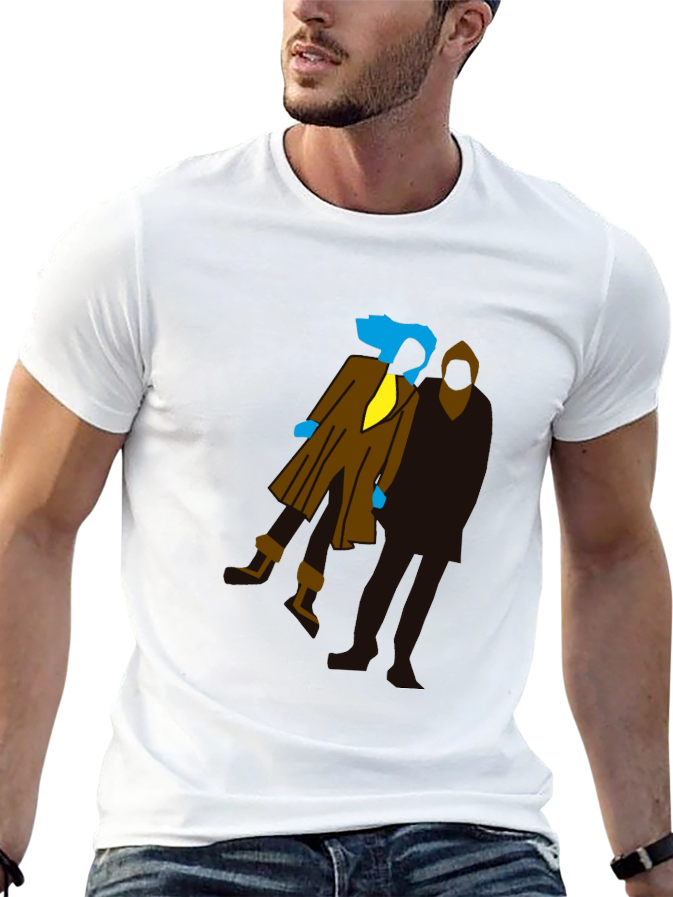 Abstract Silhouette T-Shirt