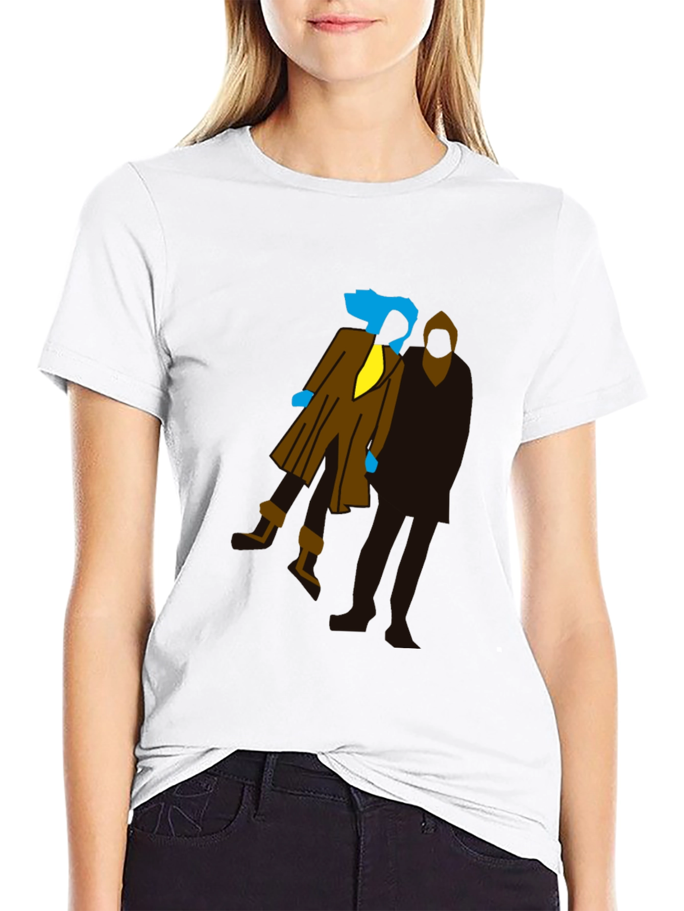Abstract Silhouette T-Shirt
