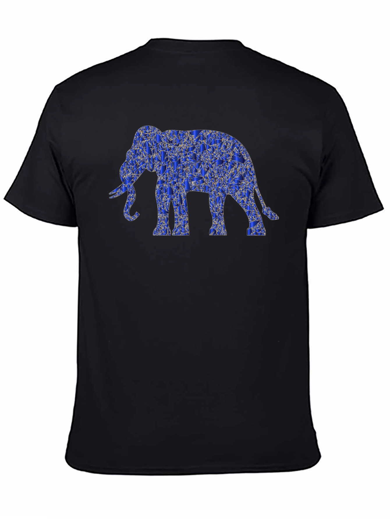 Elephant Graphic Black T-Shirt