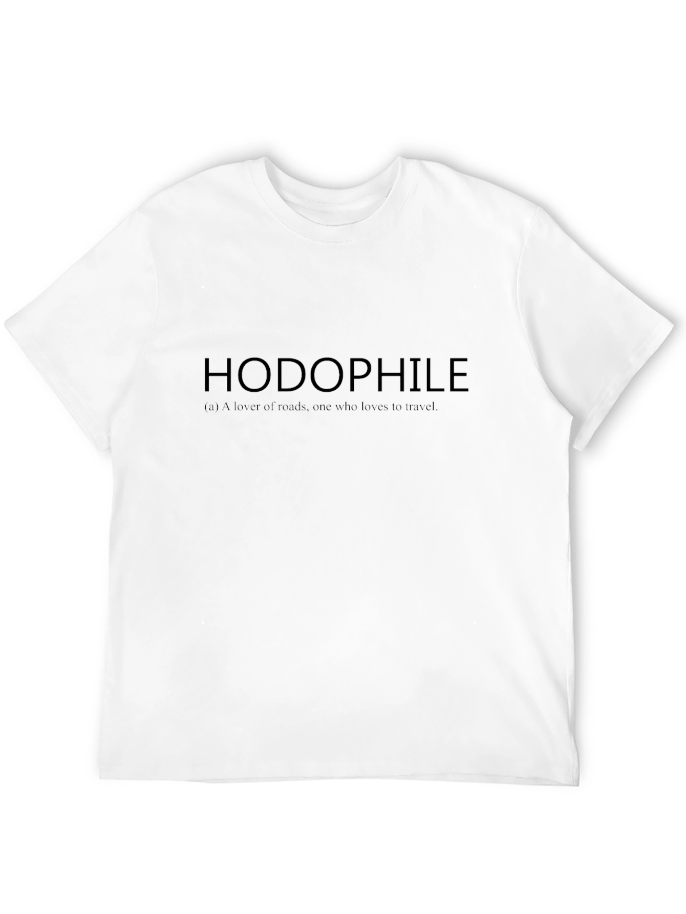 Hodophile Travel Lover Black T-Shirt