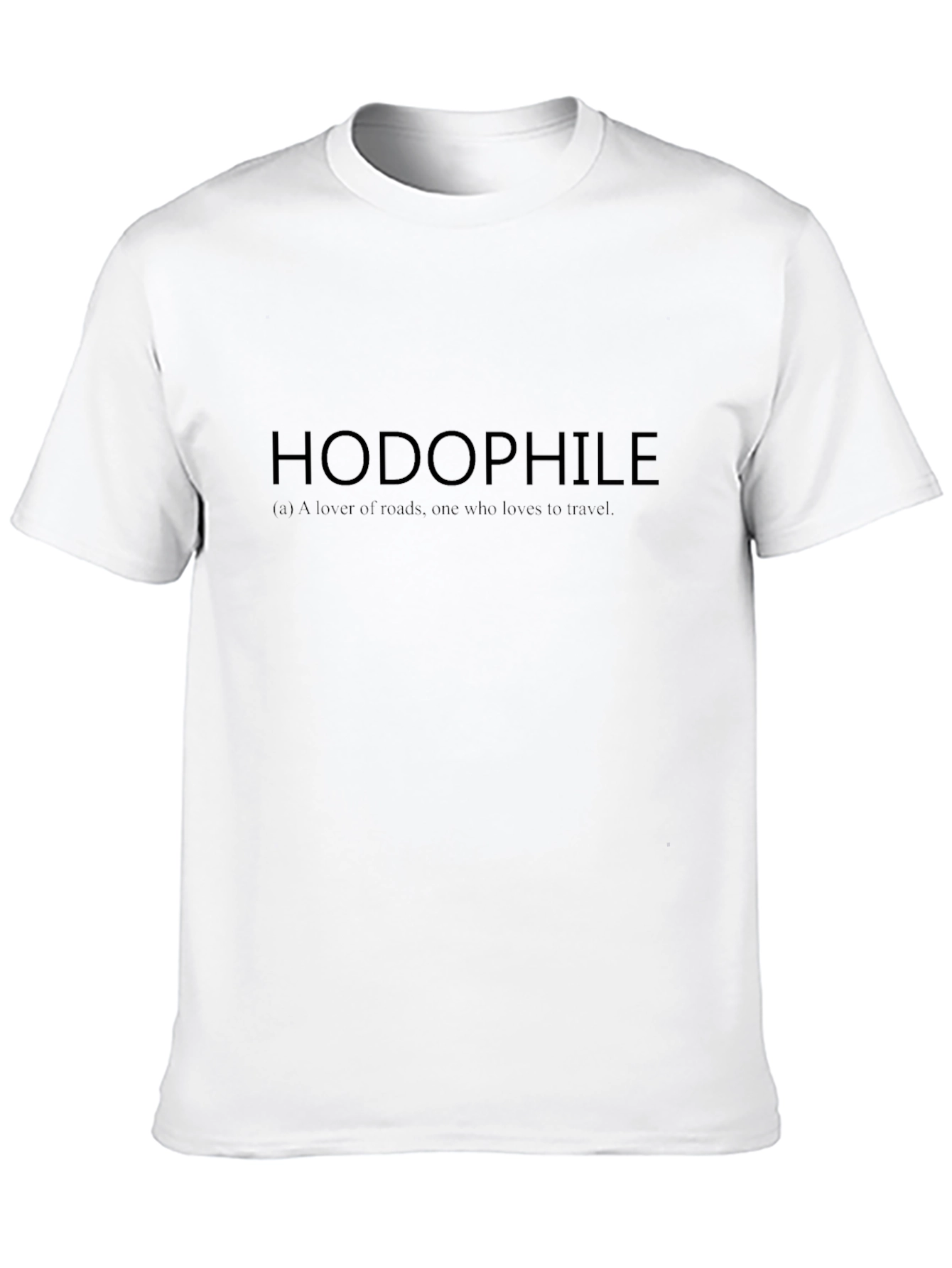 Hodophile Travel Lover Black T-Shirt