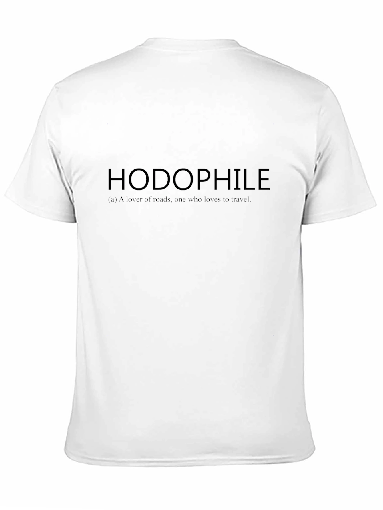 Hodophile Travel Lover Black T-Shirt