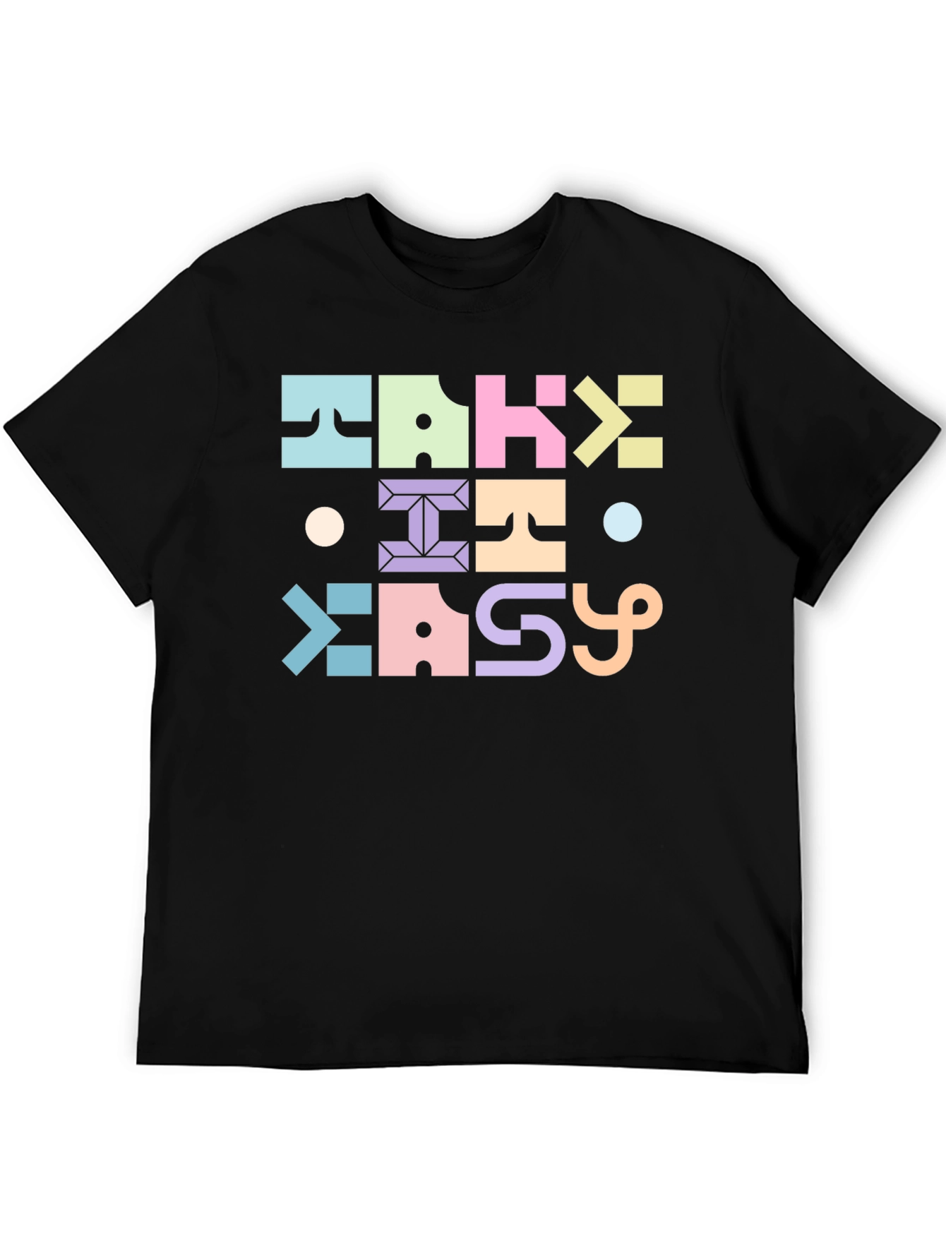 Take It Easy Graphic Tee - Black