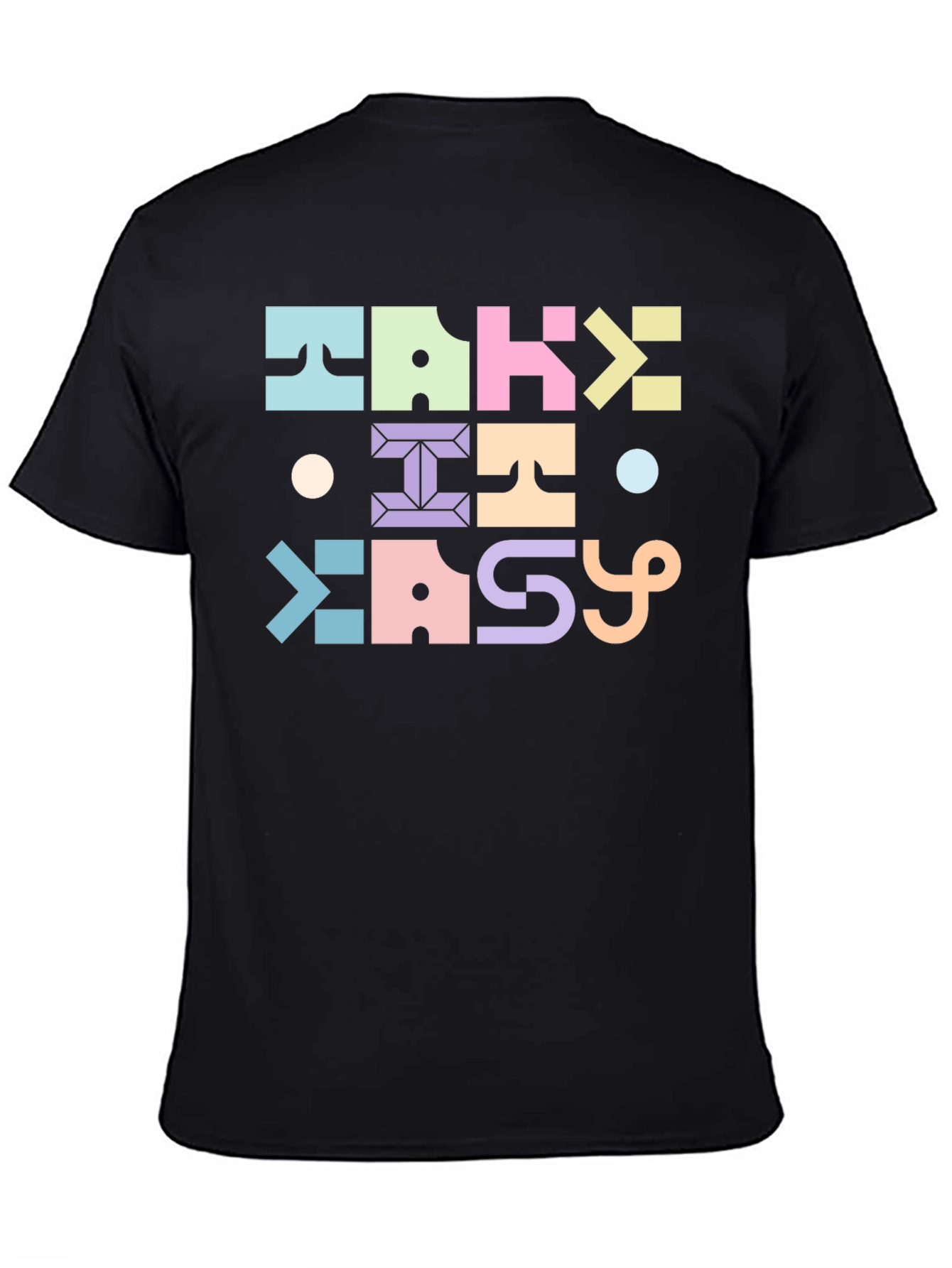 Take It Easy Graphic Tee - Black