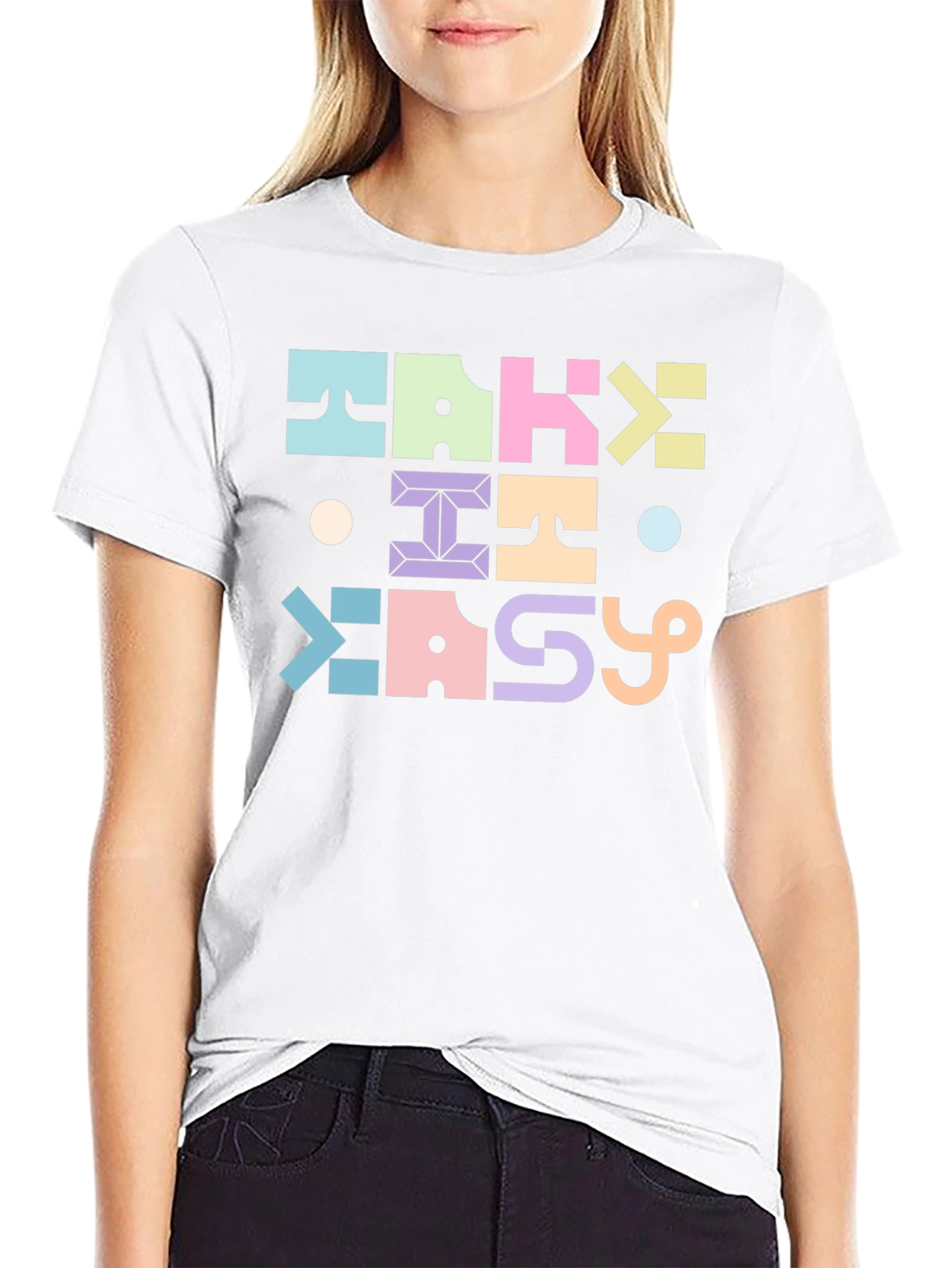 Take It Easy Graphic Tee - Black
