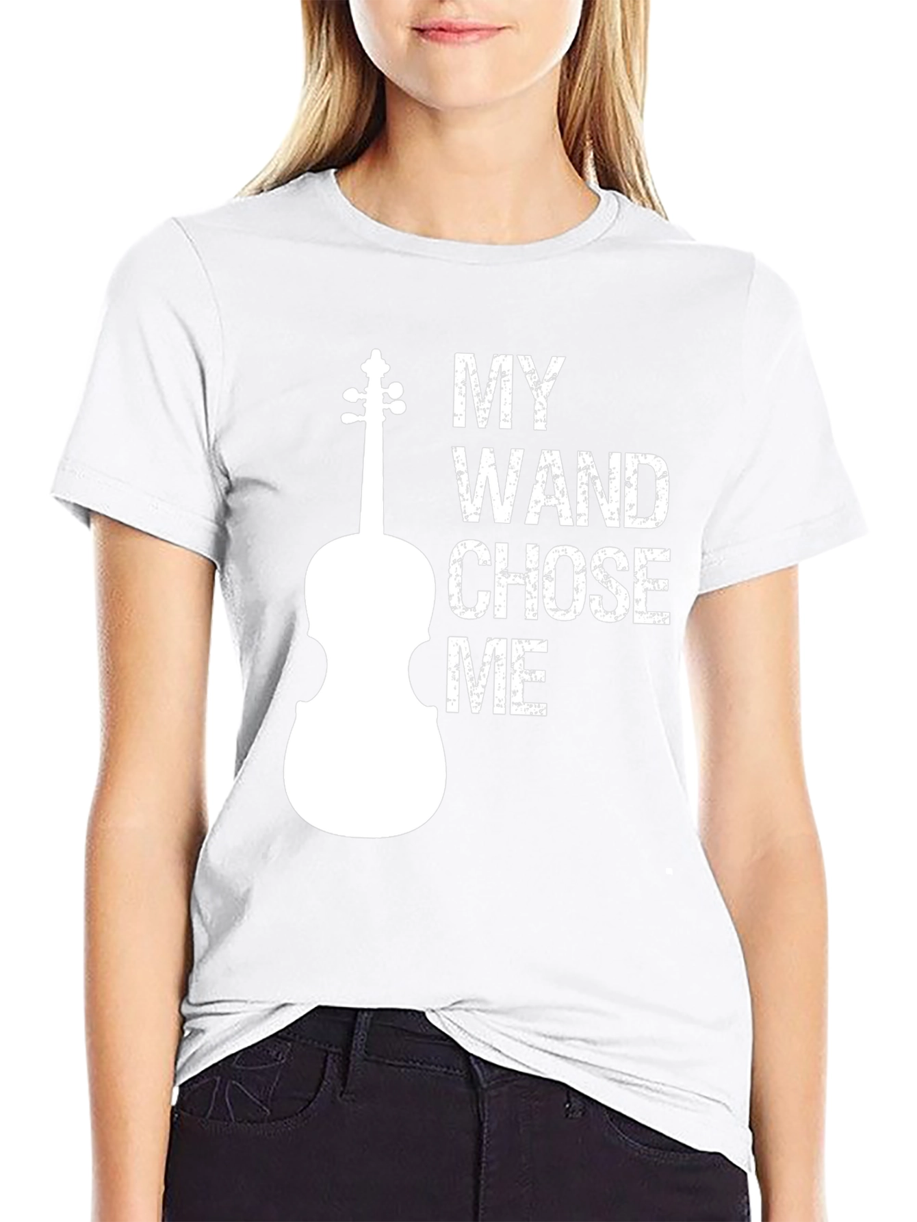 My Wand Chose Me Violin T-Shirt