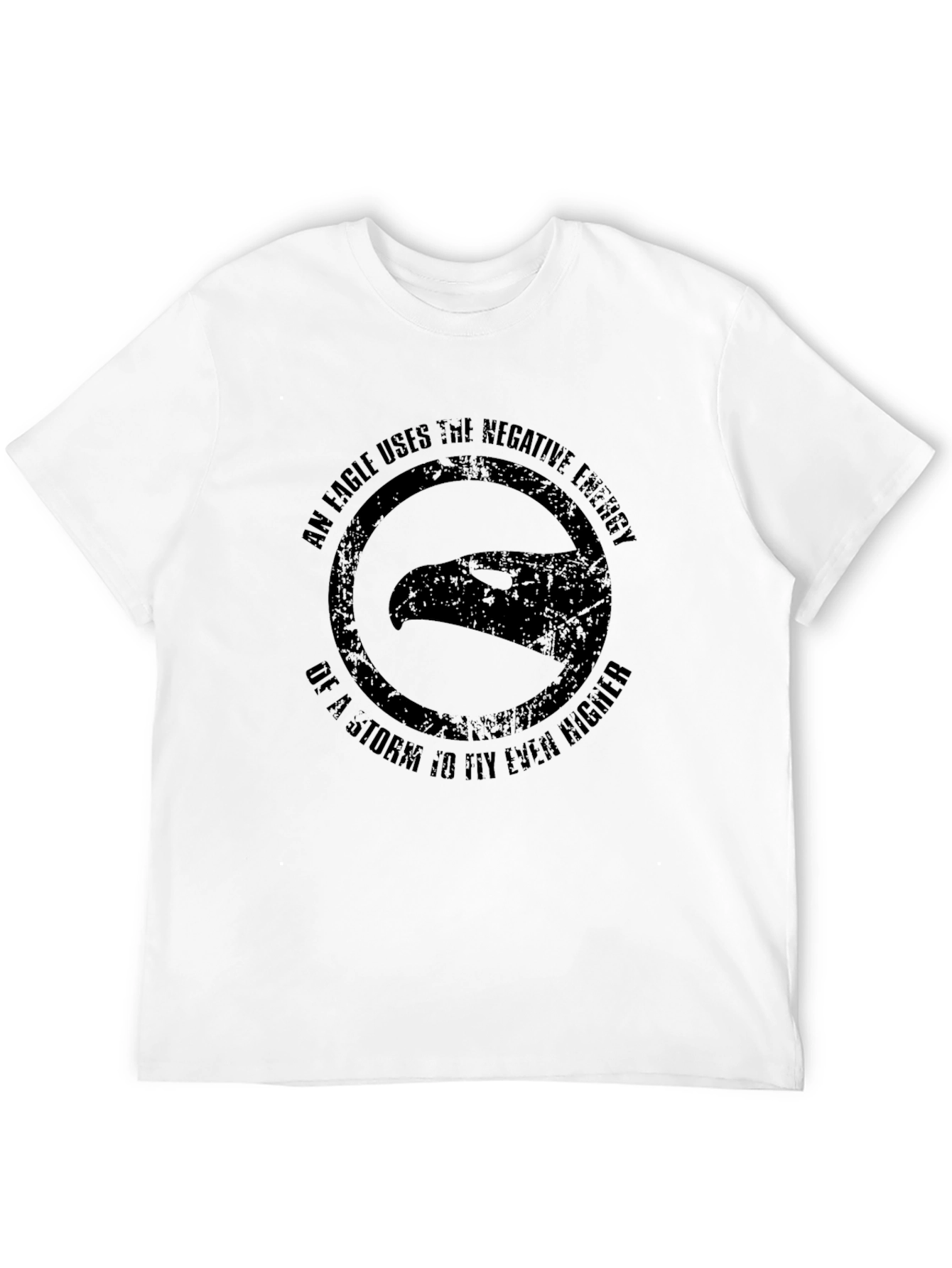 Eagle Storm Negative Energy Graphic T-Shirt