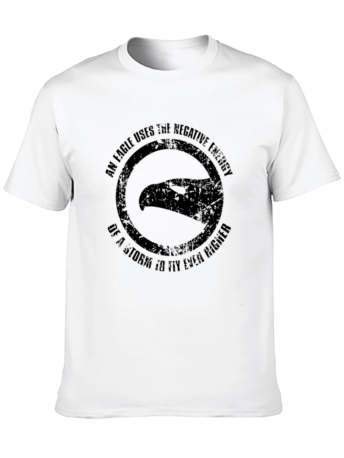 Eagle Storm Negative Energy Graphic T-Shirt