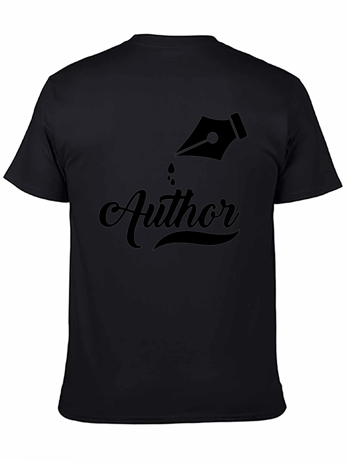Author Graphic Tee - Black T-Shirt