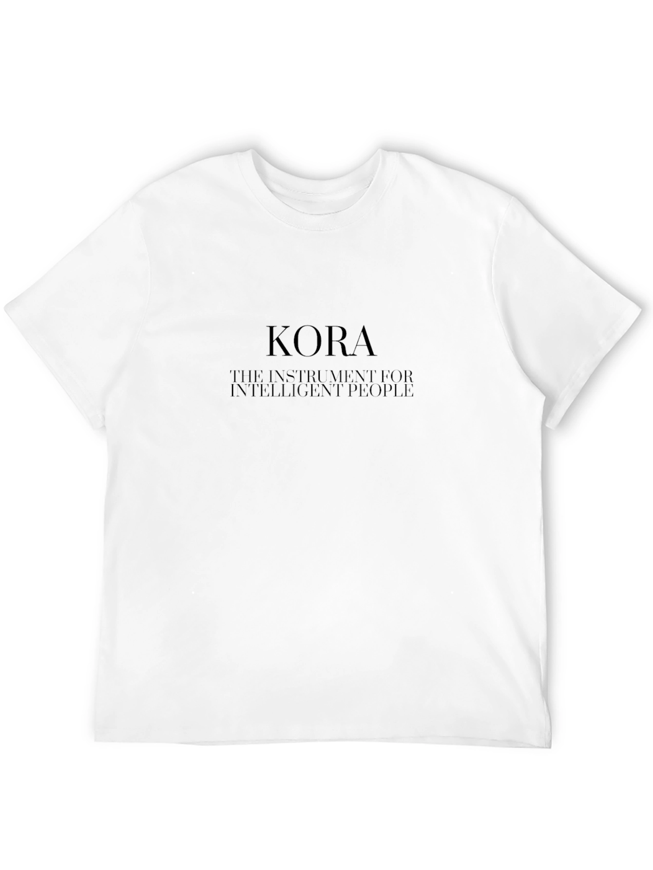 Kora Intelligent People Black T-Shirt