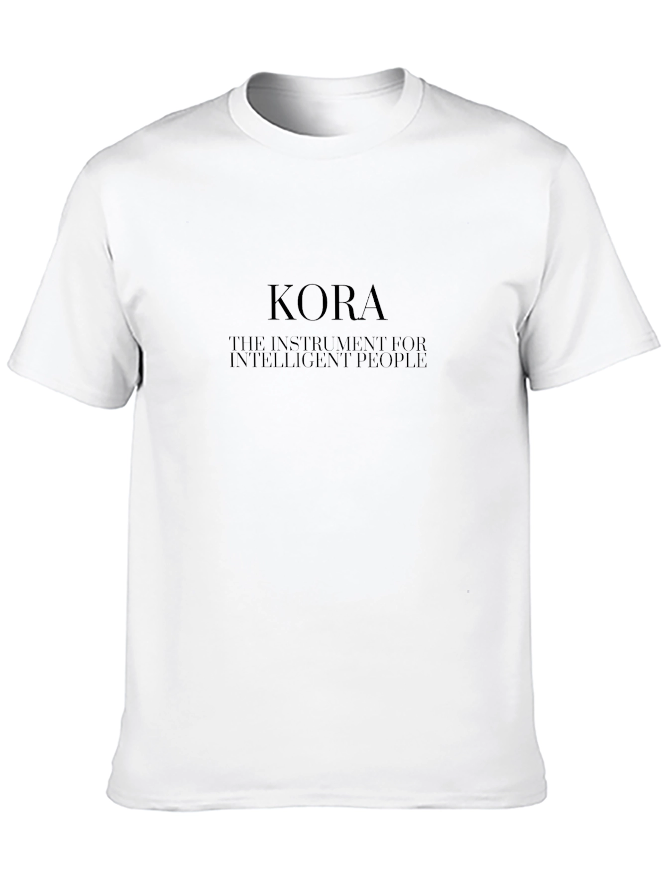 Kora Intelligent People Black T-Shirt