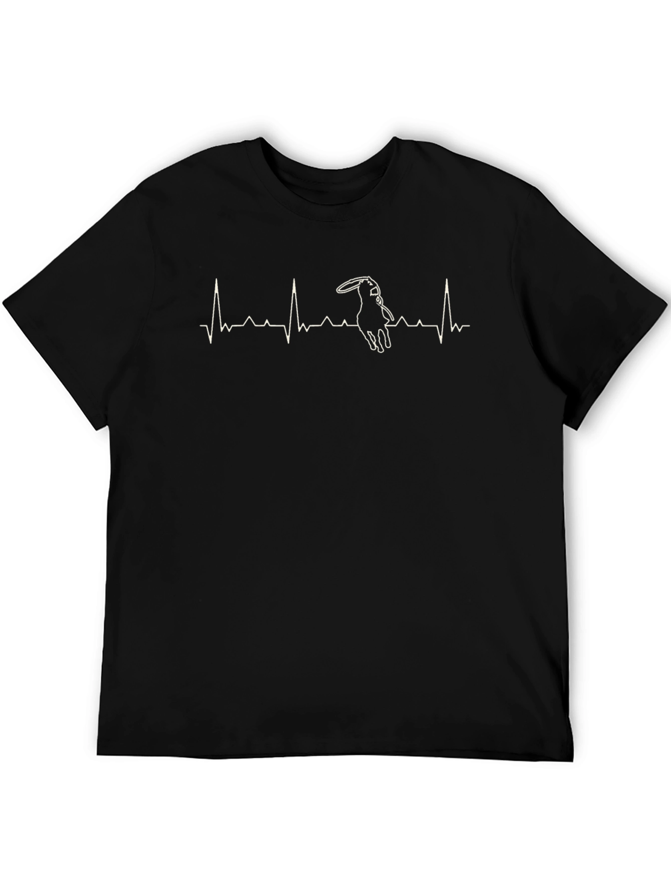 Rodeo Heartbeat T-Shirt - Black Cotton Tee