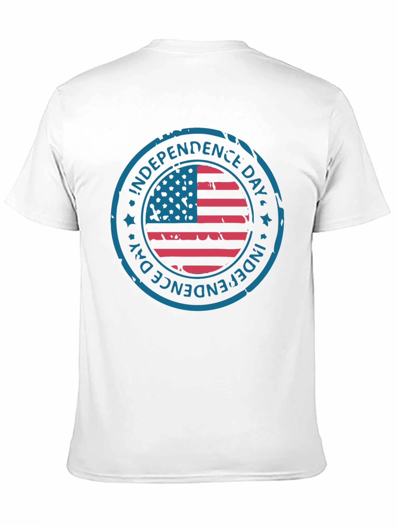 Independence Day American Flag Graphic T-Shirt