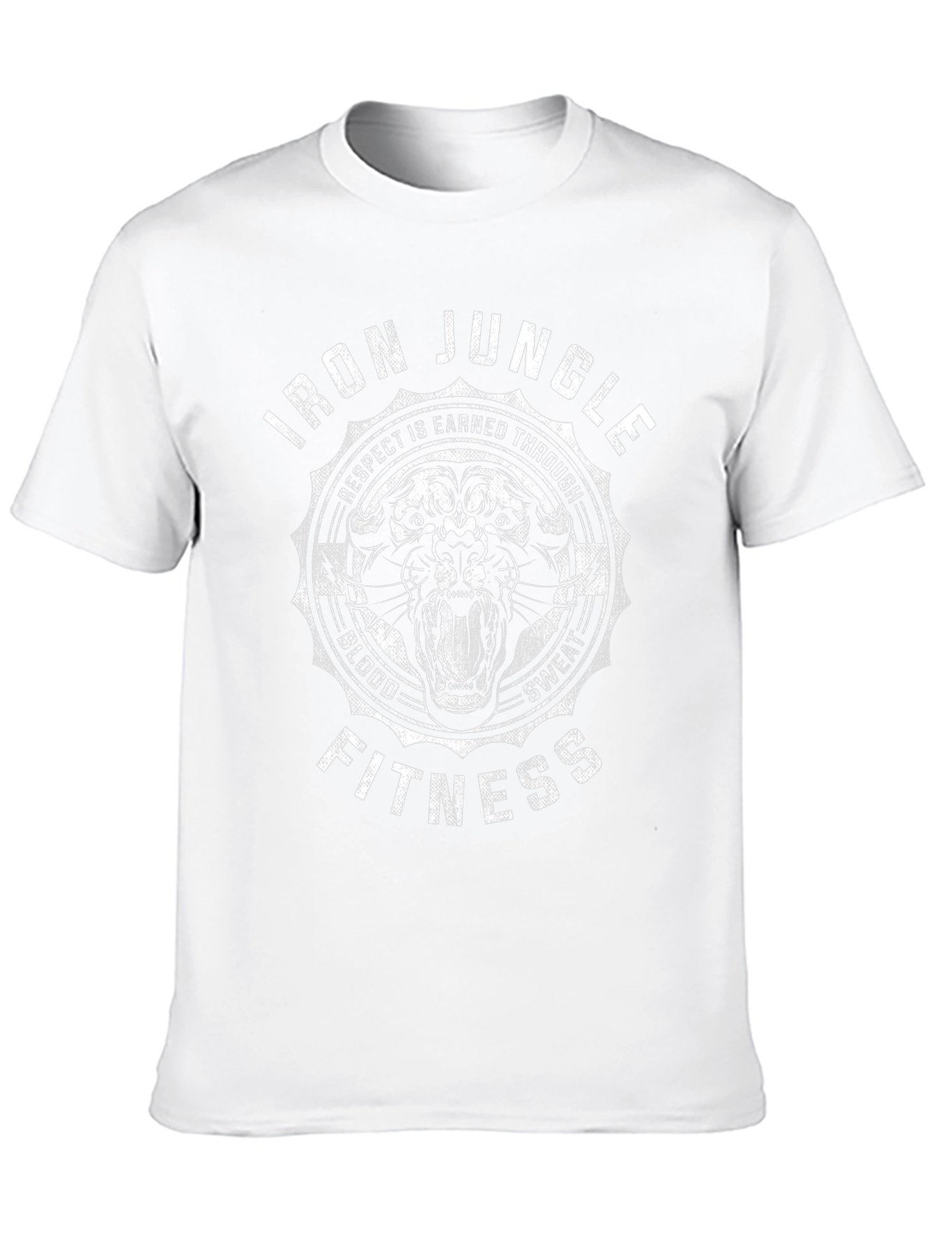 Iron Jungle Fitness Graphic Tee - Black