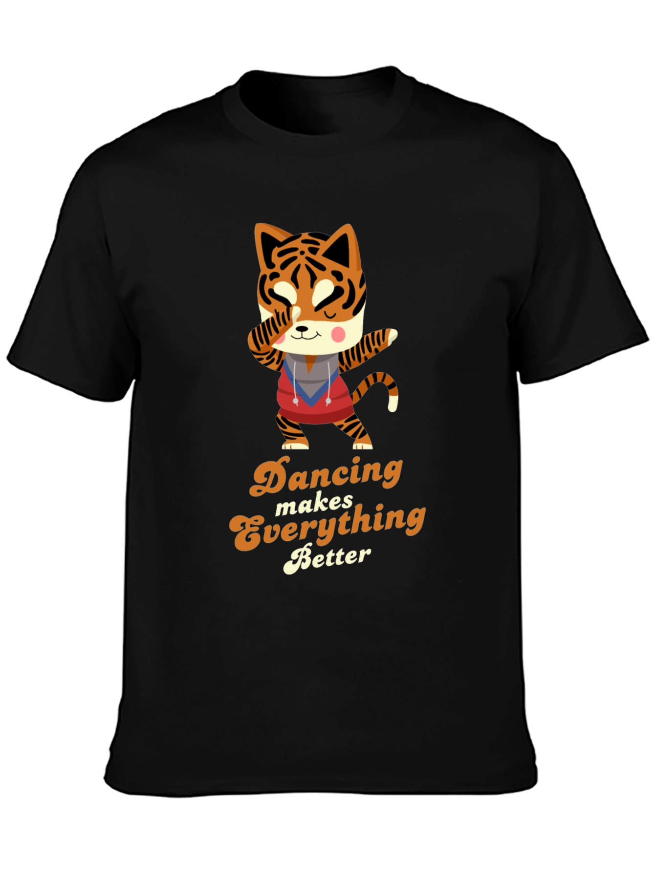 Dancing Tiger Graphic Tee