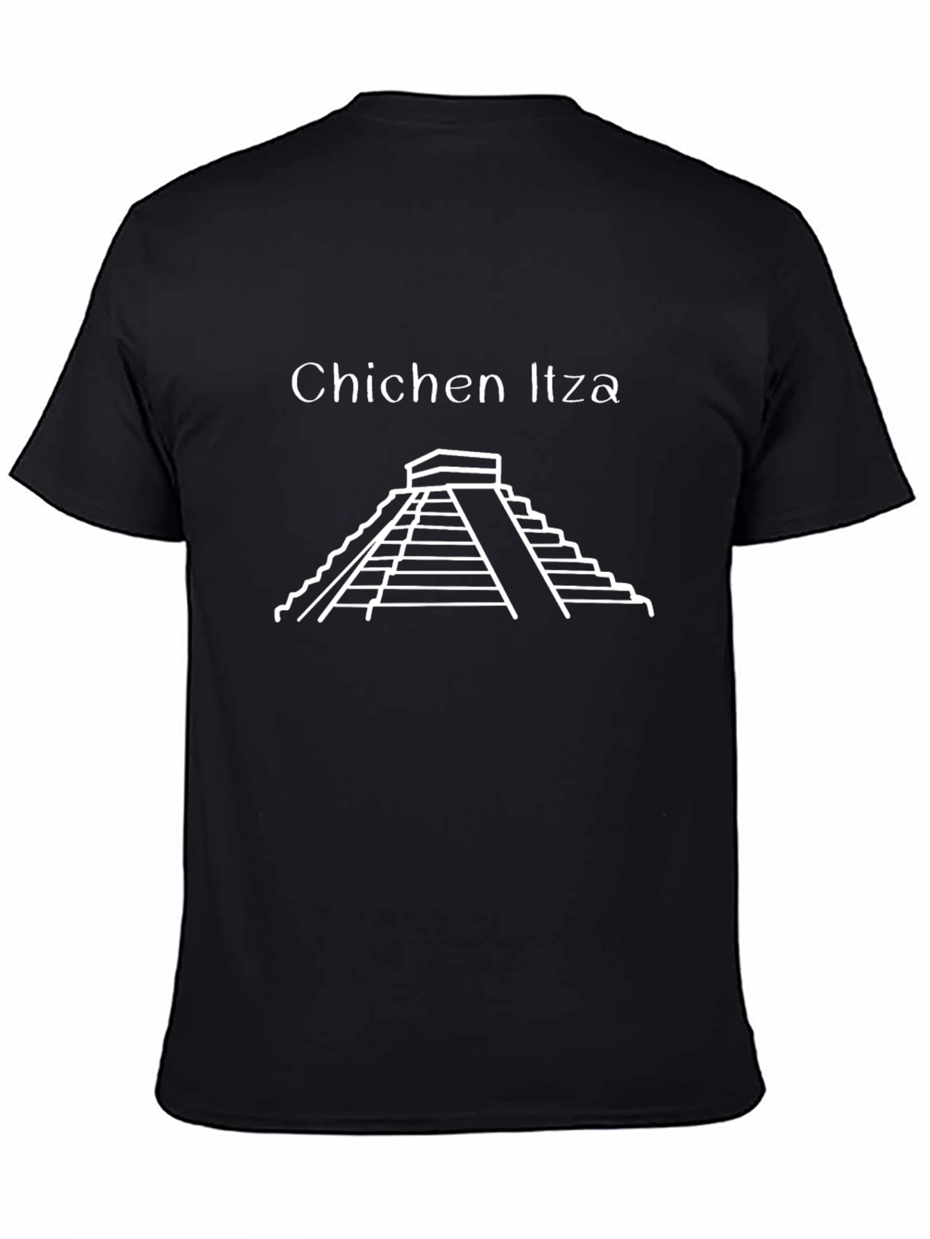 Chichen Itza Graphic T-Shirt - Black