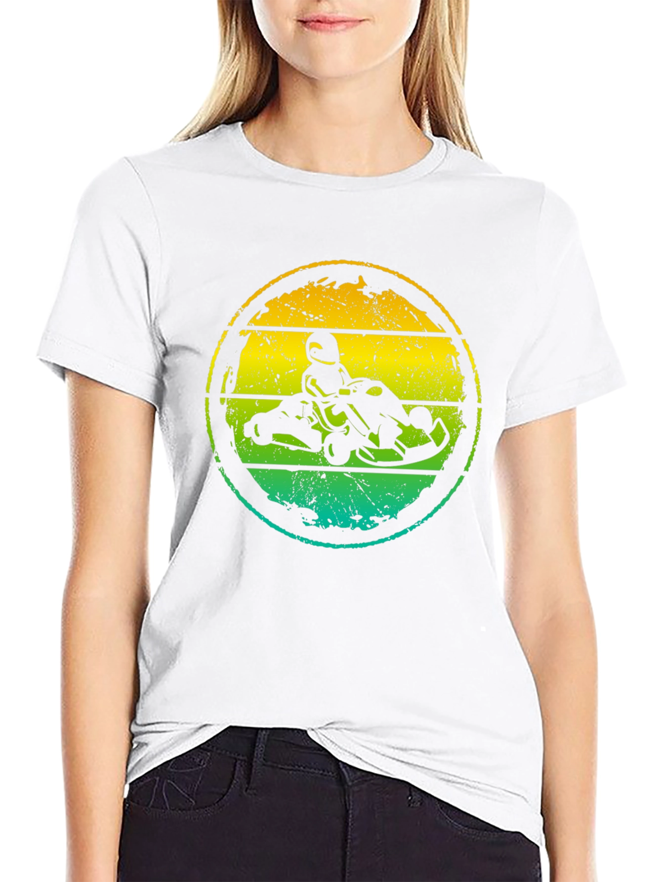 Retro Go-Kart Racing Graphic Tee